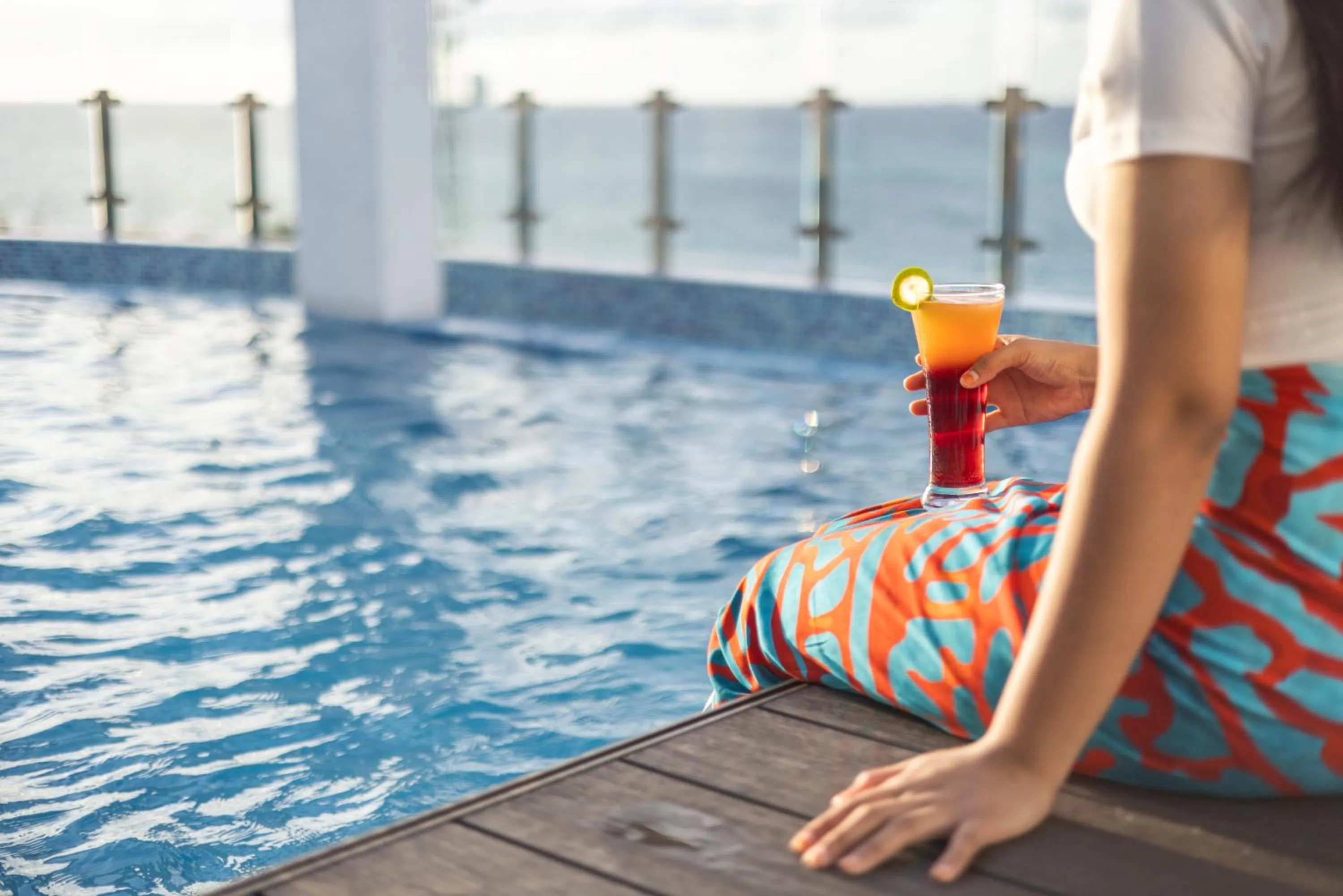 Swimming pool in Arrival Beach and Spa