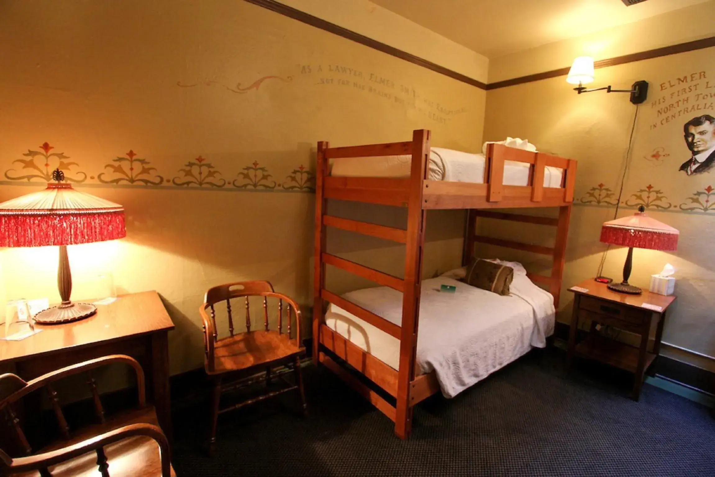 Bed in McMenamins Olympic Club Bed in McMenamins Olympic Club