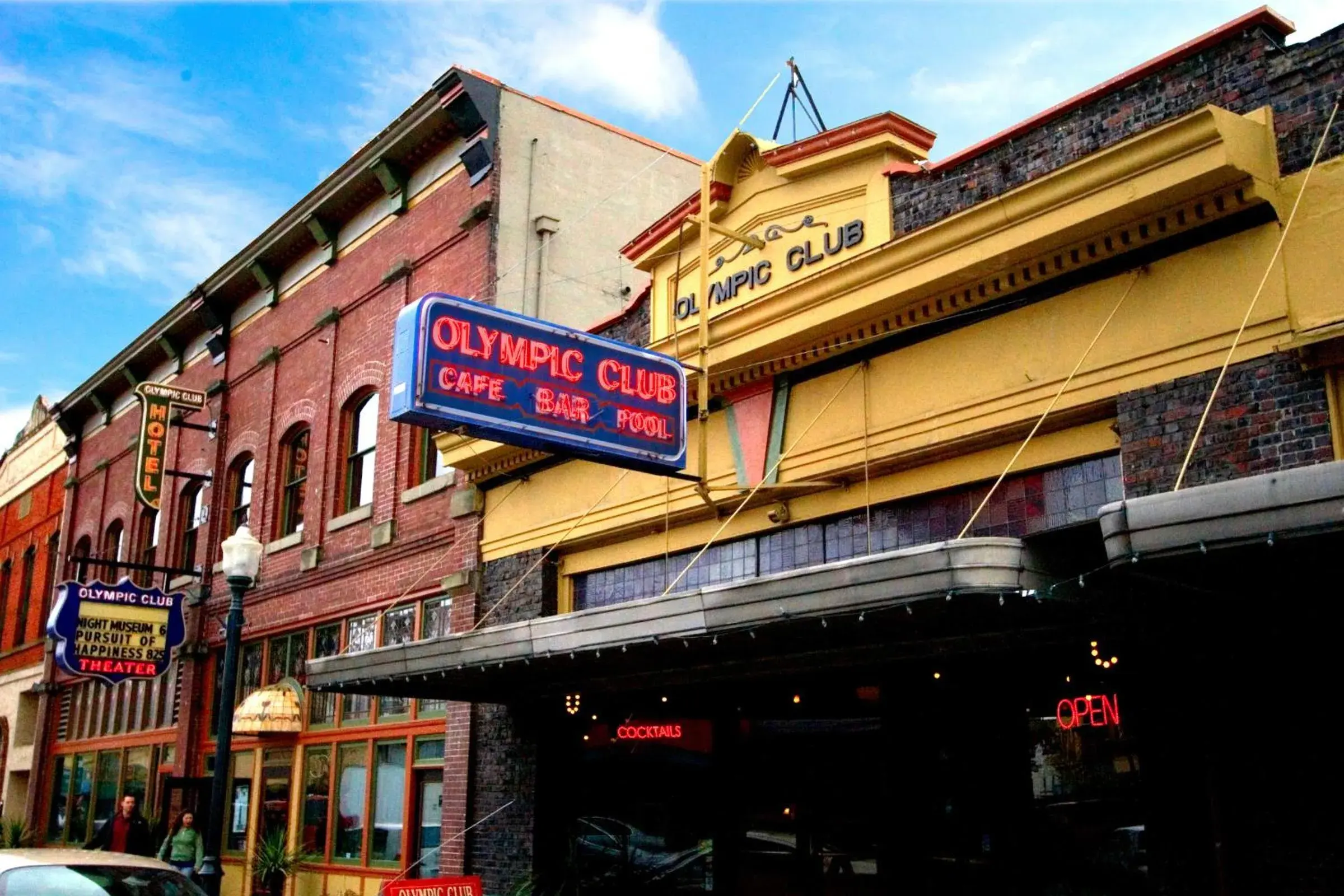 Property building in McMenamins Olympic Club Property building in McMenamins Olympic Club