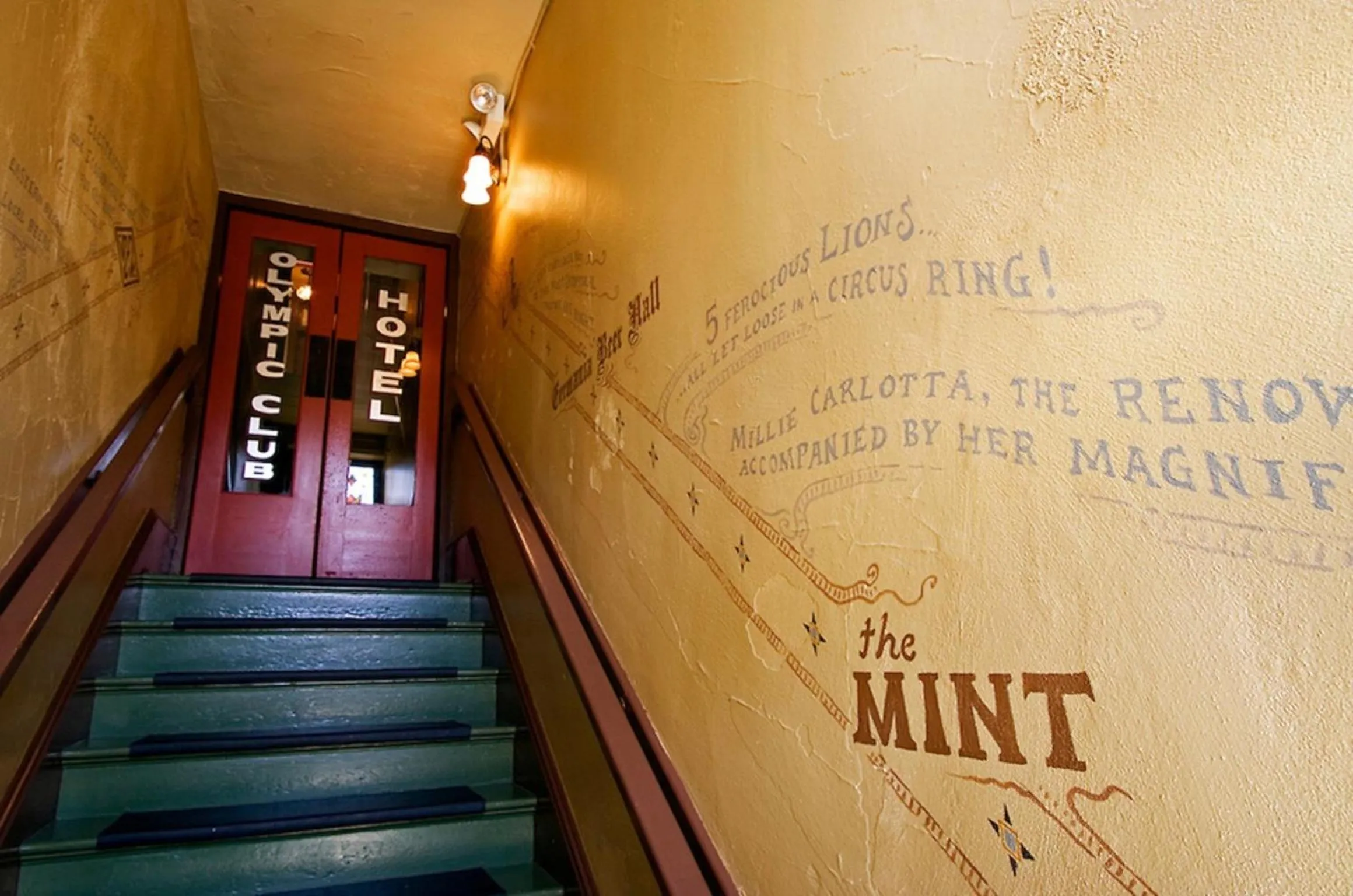 Decorative detail in McMenamins Olympic Club