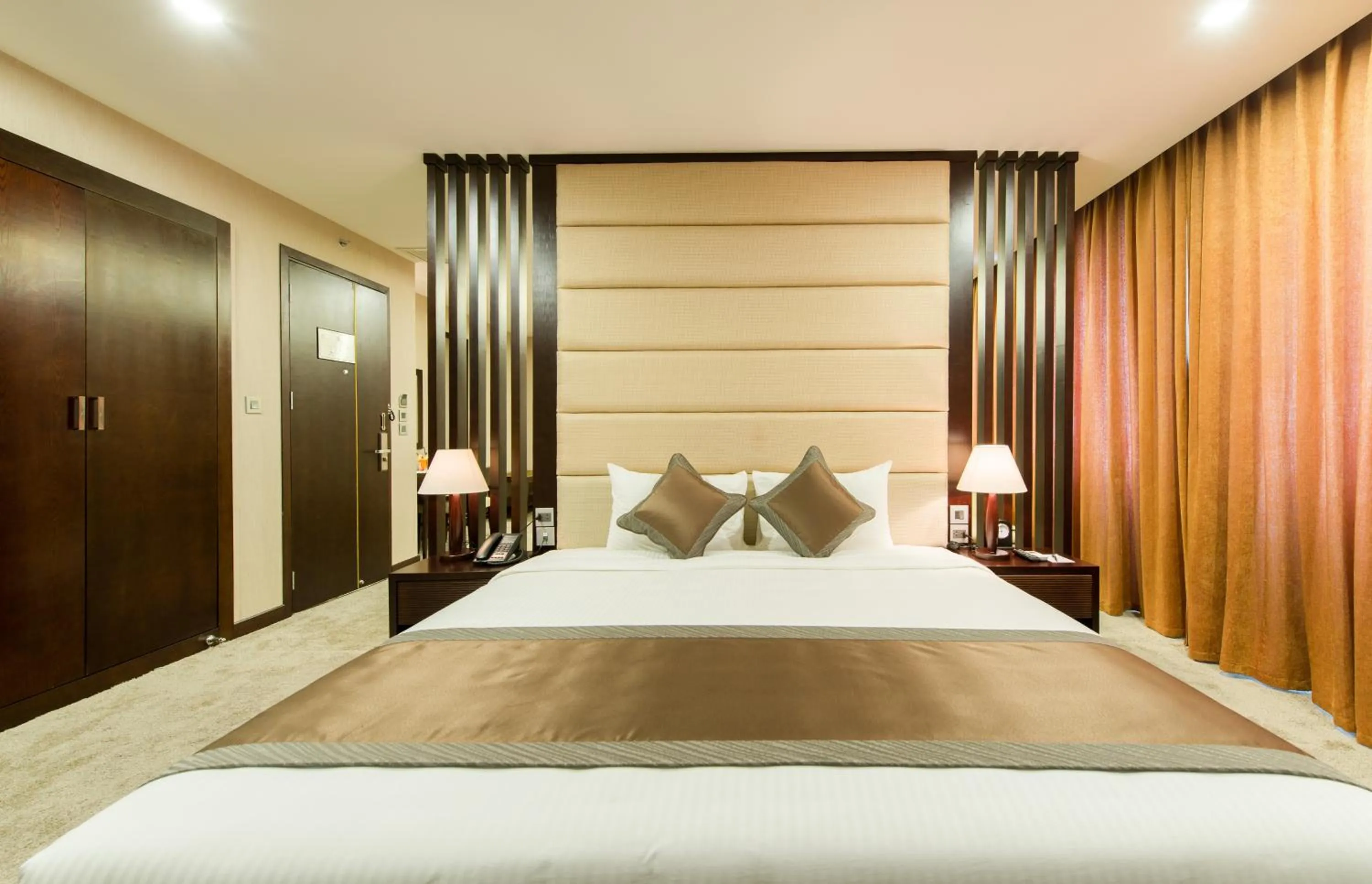 Bed in Muong Thanh Hanoi Centre Hotel