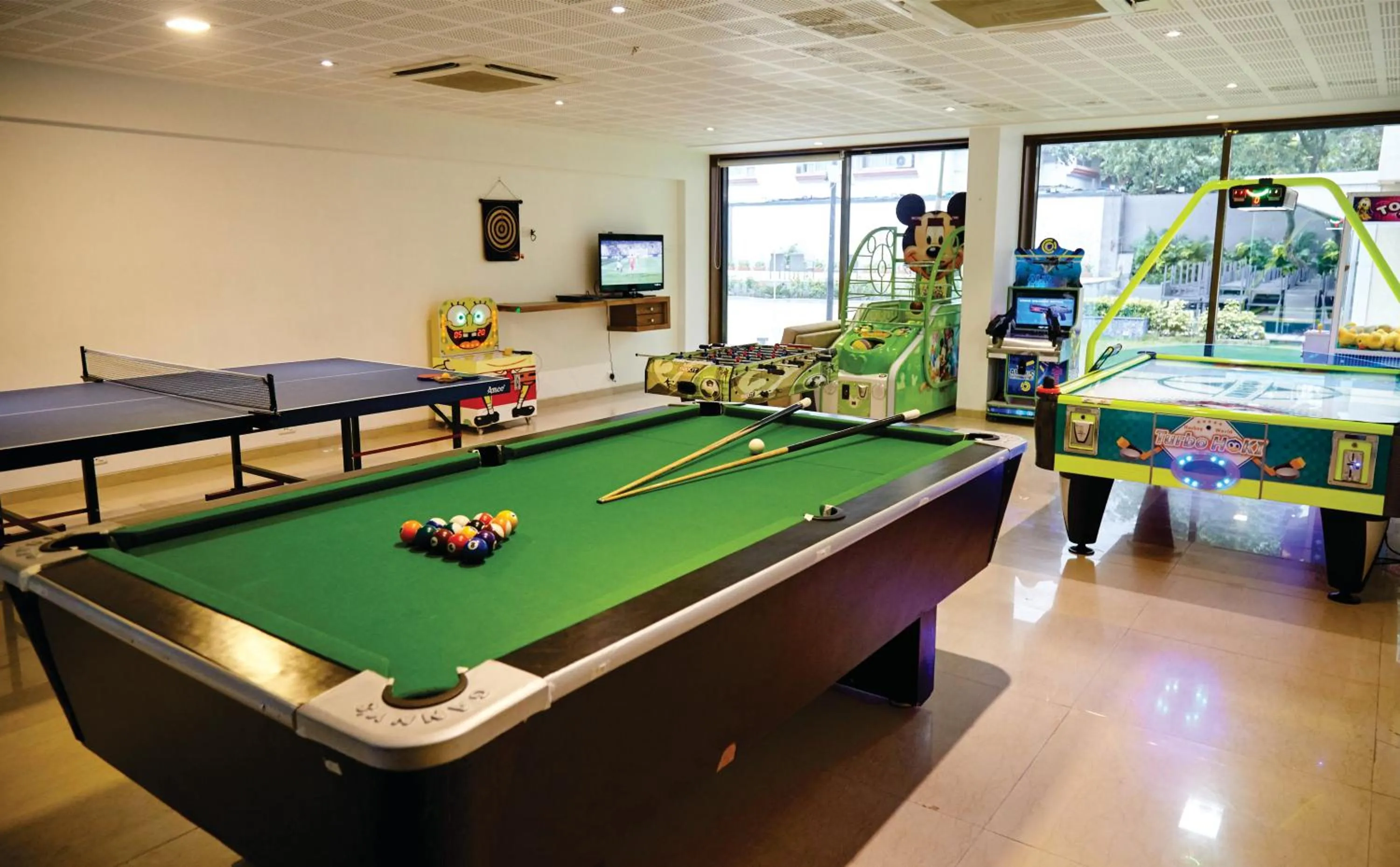 Table tennis in Meritas Picaddle Resort Lonavala