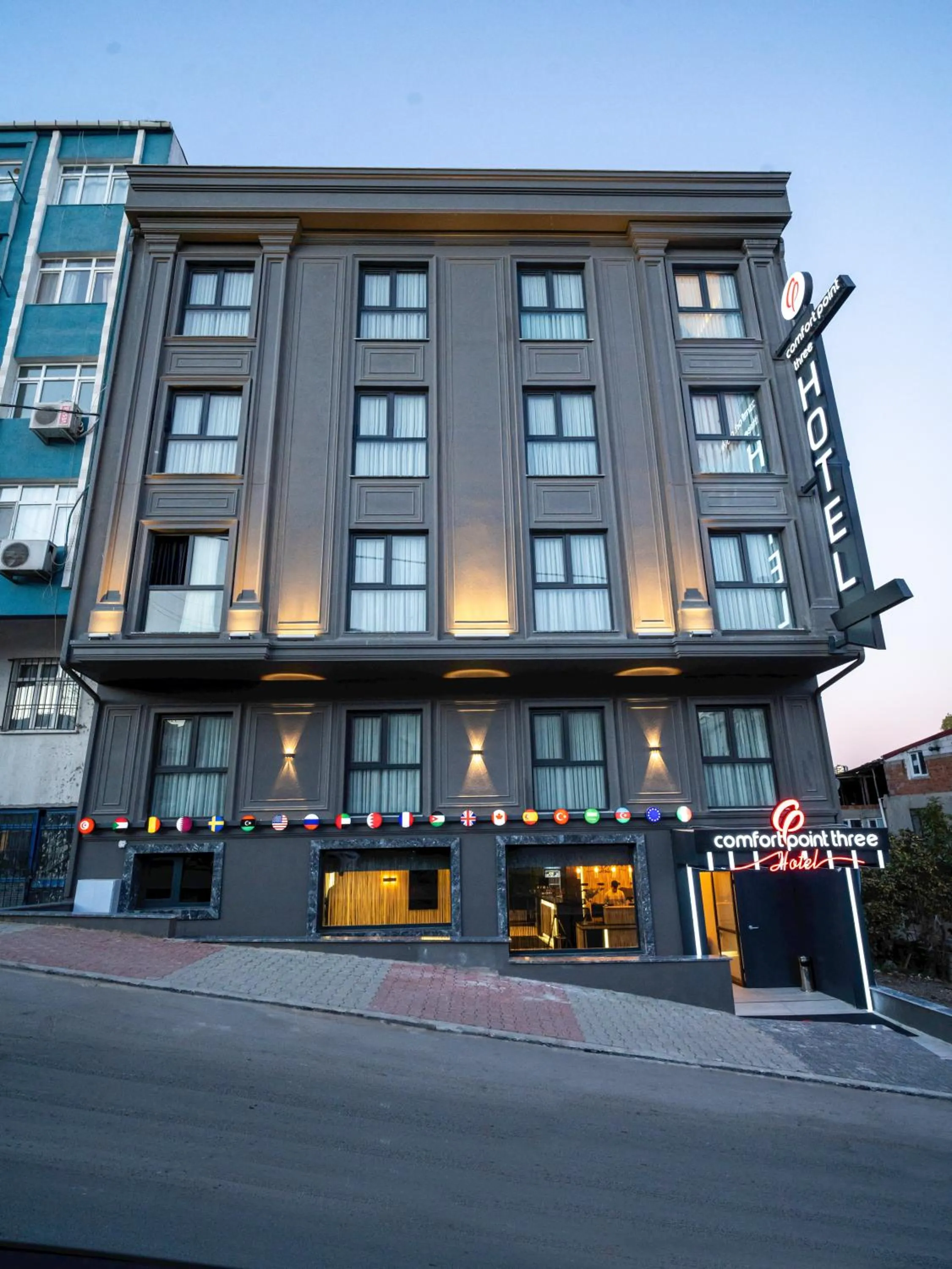 Property building in Modernlux Hotel