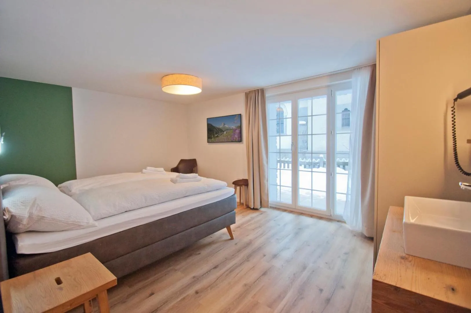 Bed in Chalet Aeschhorn