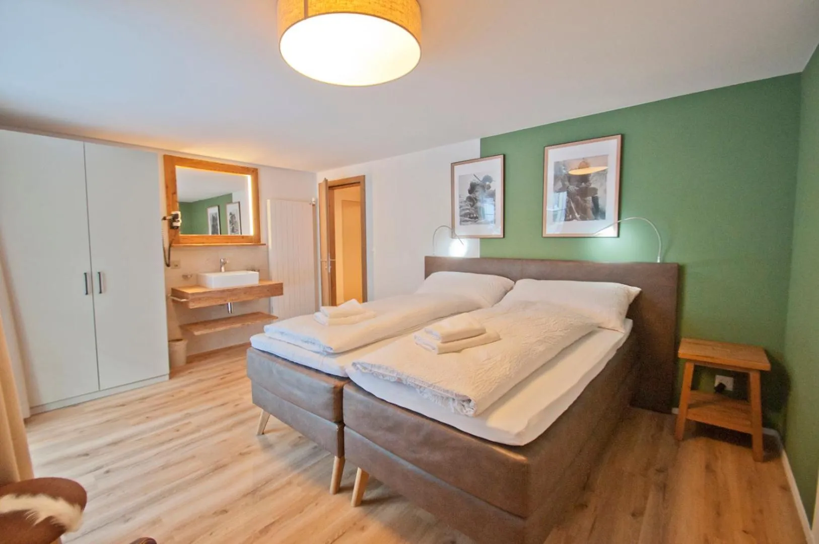 Bed in Chalet Aeschhorn