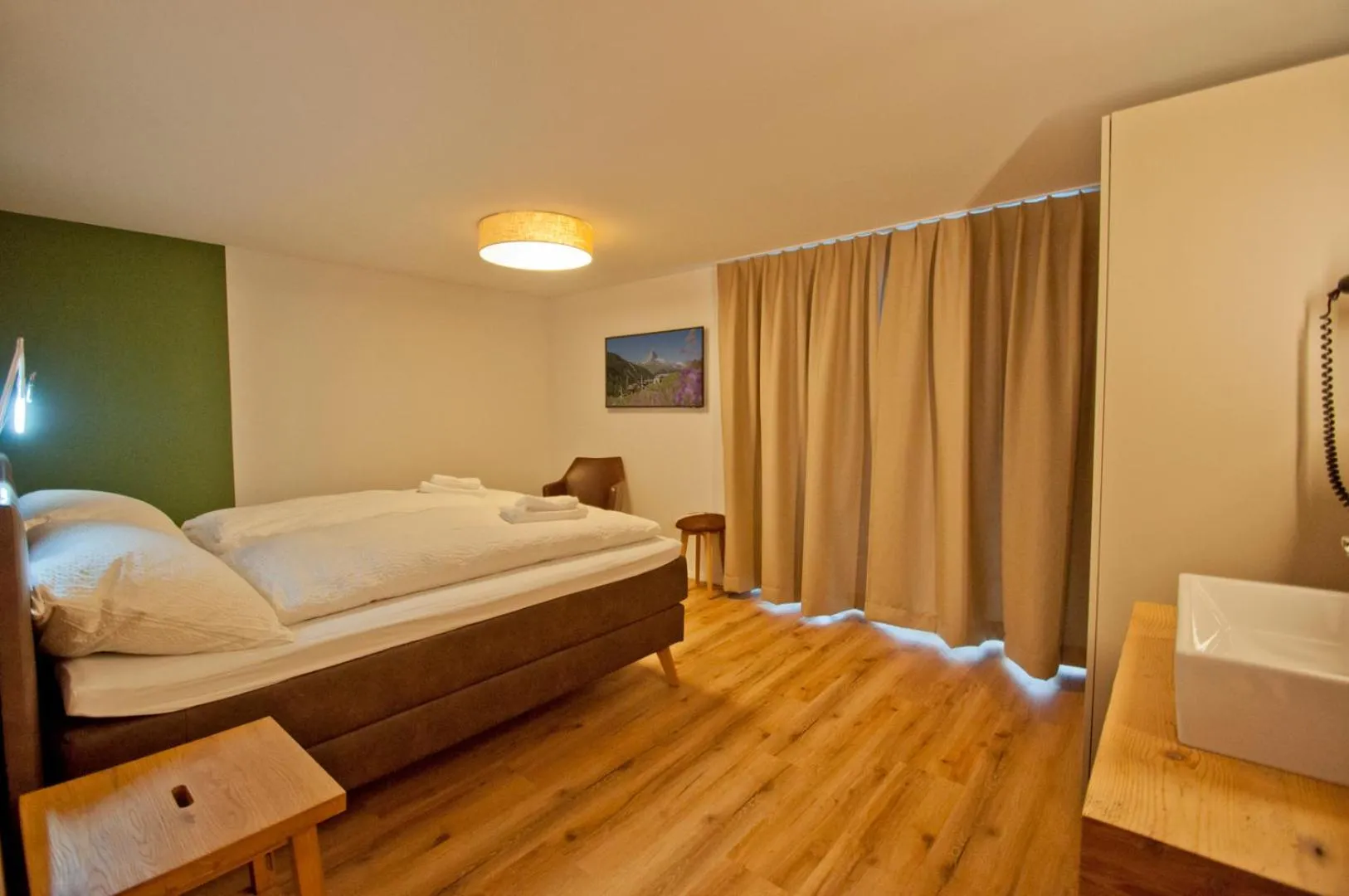 Bed in Chalet Aeschhorn