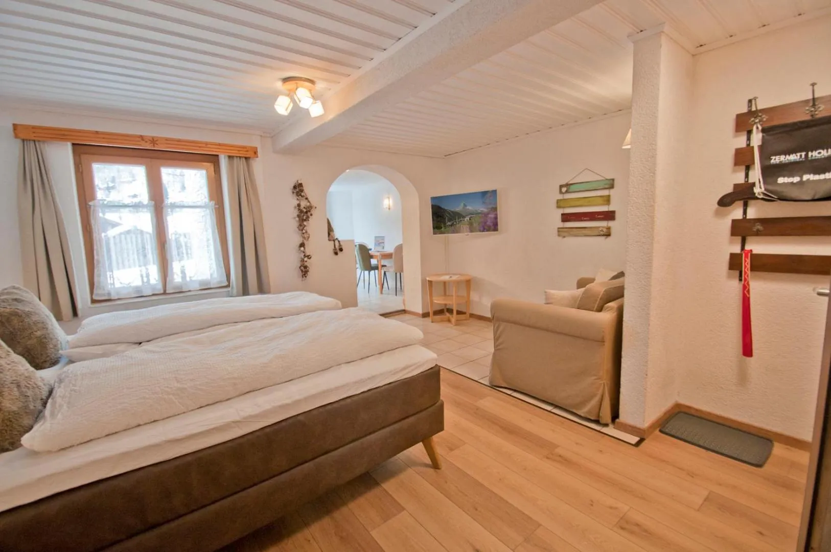 Bed in Chalet Aeschhorn