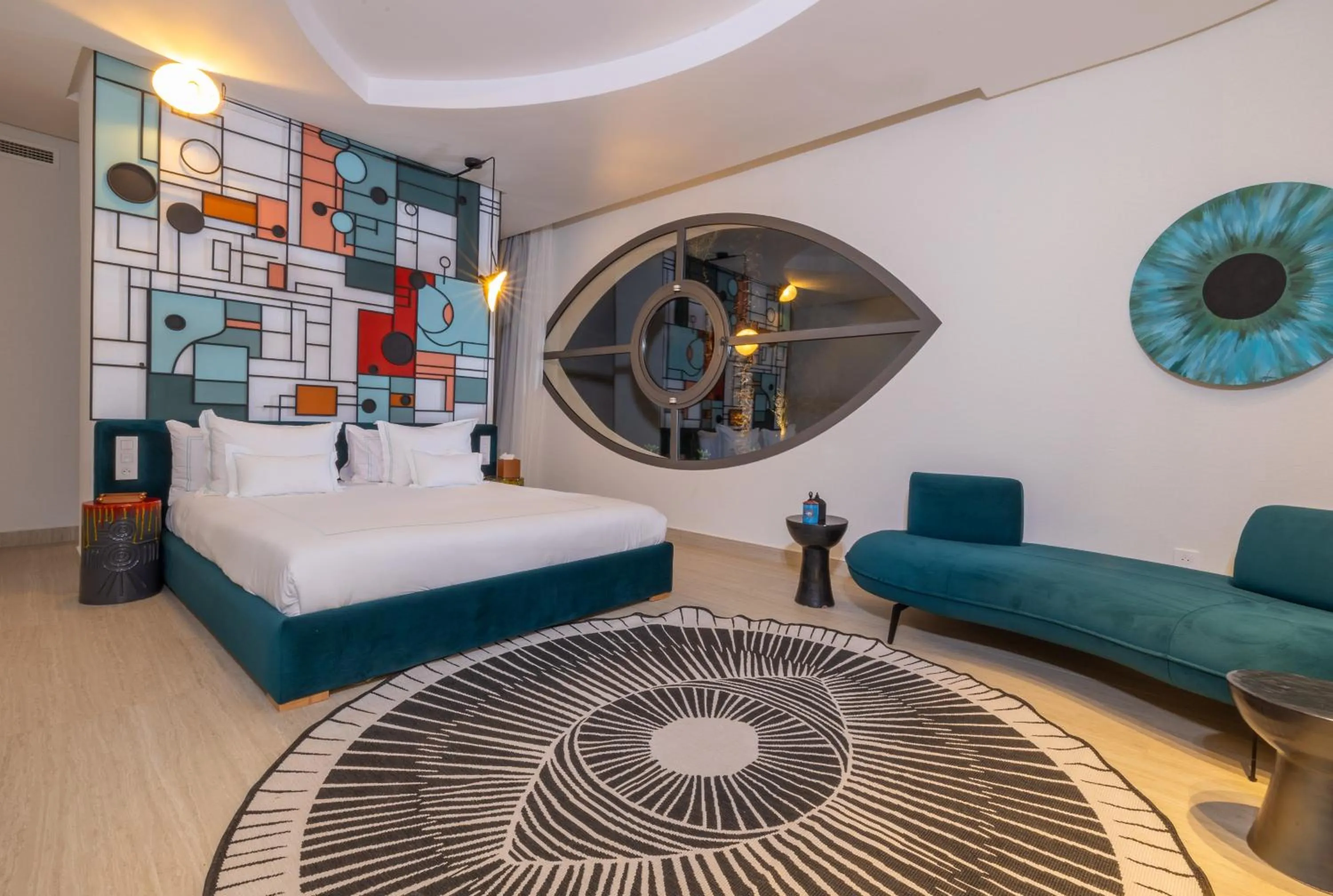 Bed in Yin Hotel & Spa