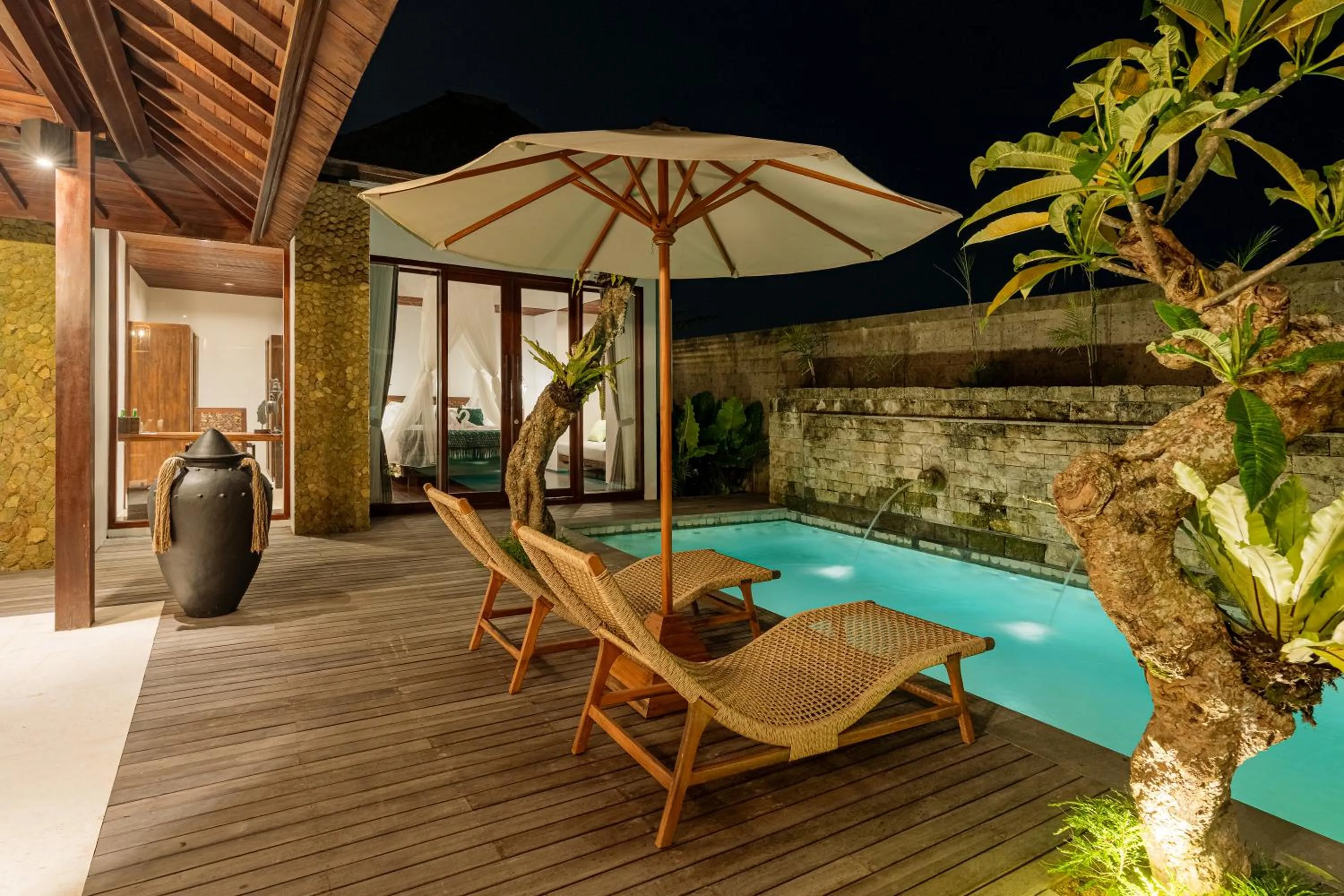 sunbed in E Sanctuary Resort Ubud