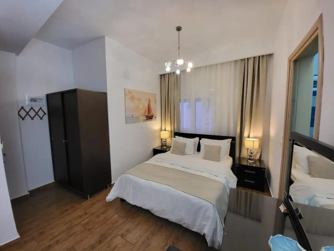 Bed in Paraskevi's Luxury Studios