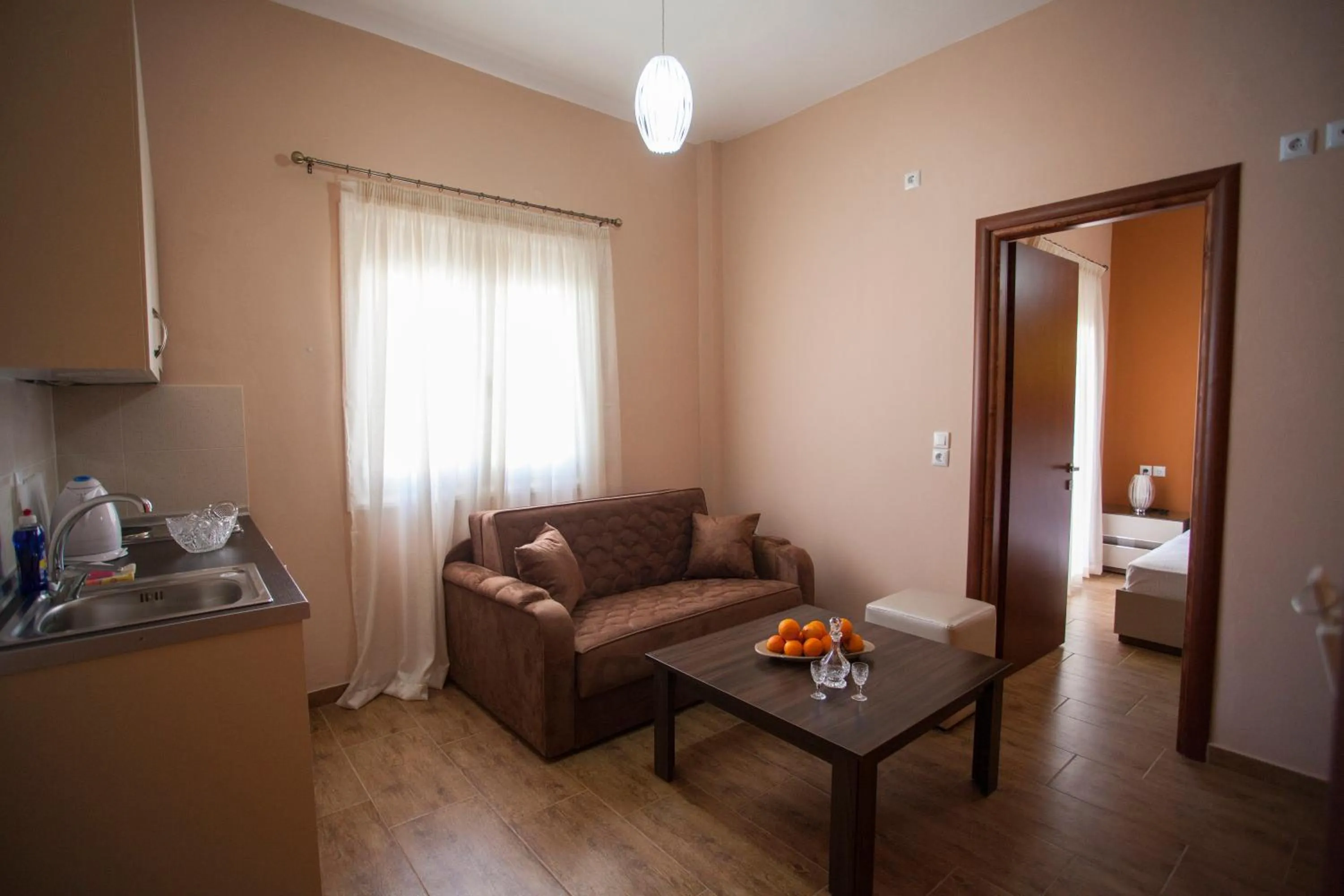 Kitchen or kitchenette in Paraskevi's Luxury Studios