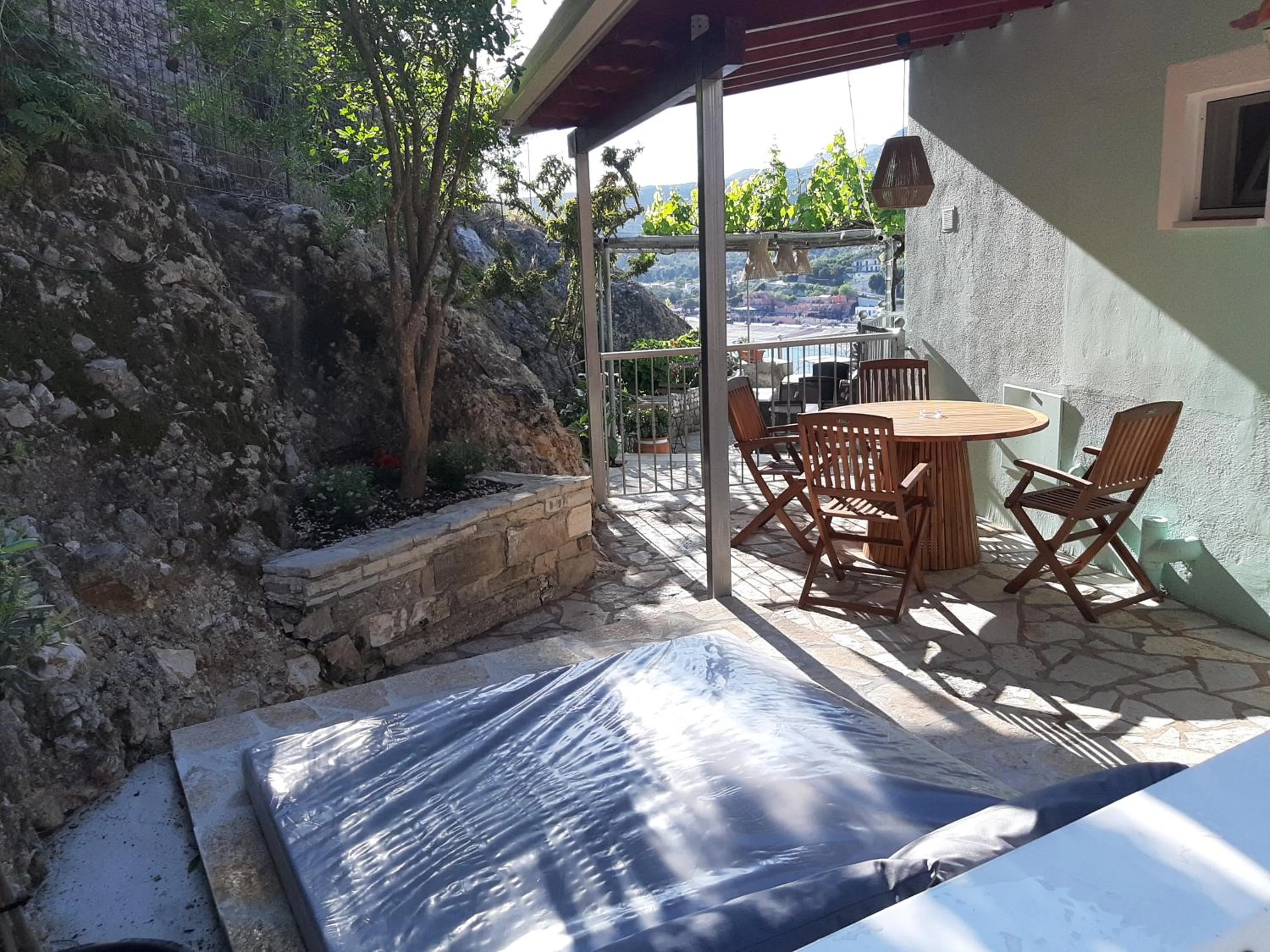 Balcony/Terrace in Paraskevi's Luxury Studios