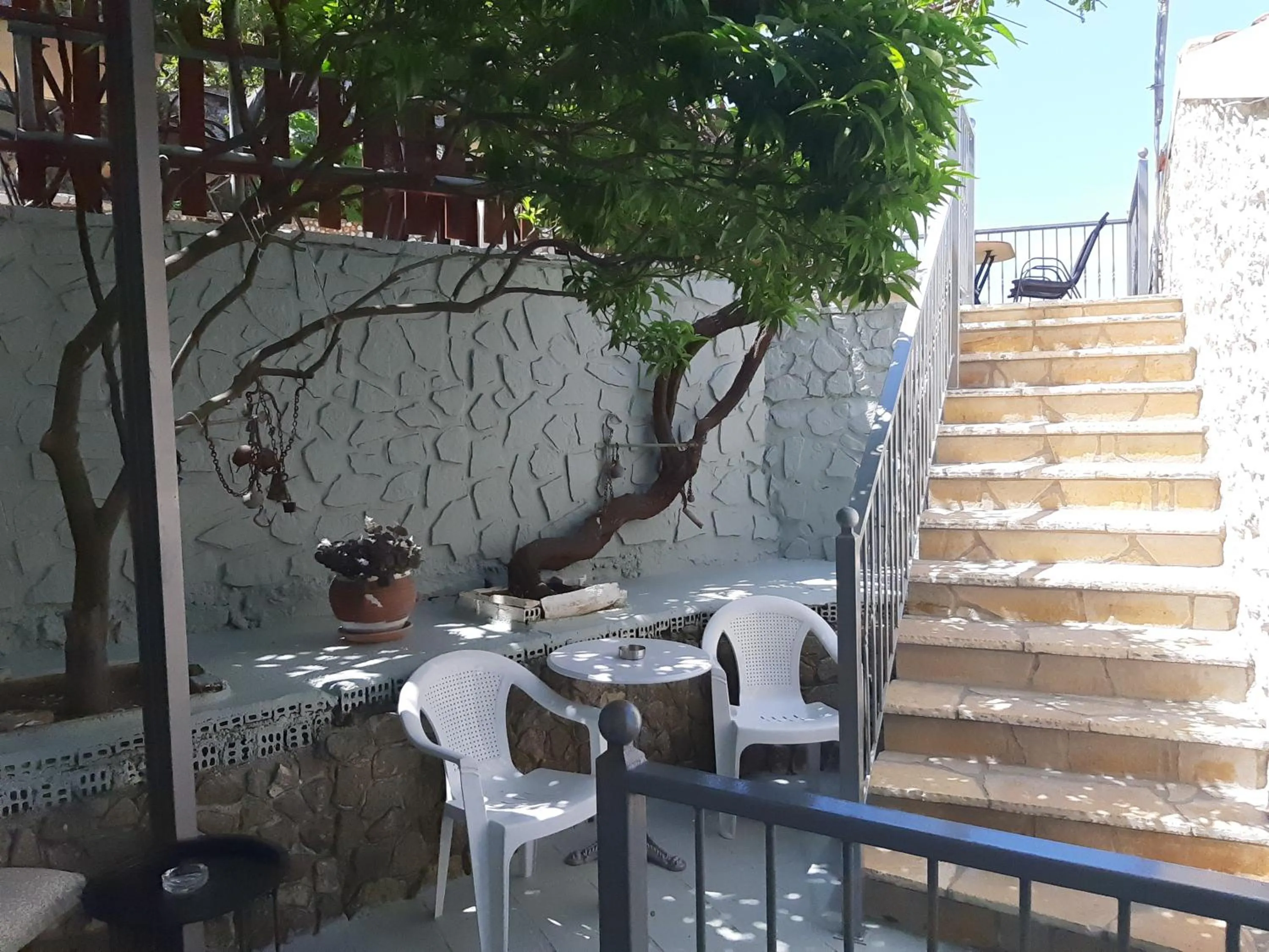 Balcony/Terrace in Paraskevi's Luxury Studios