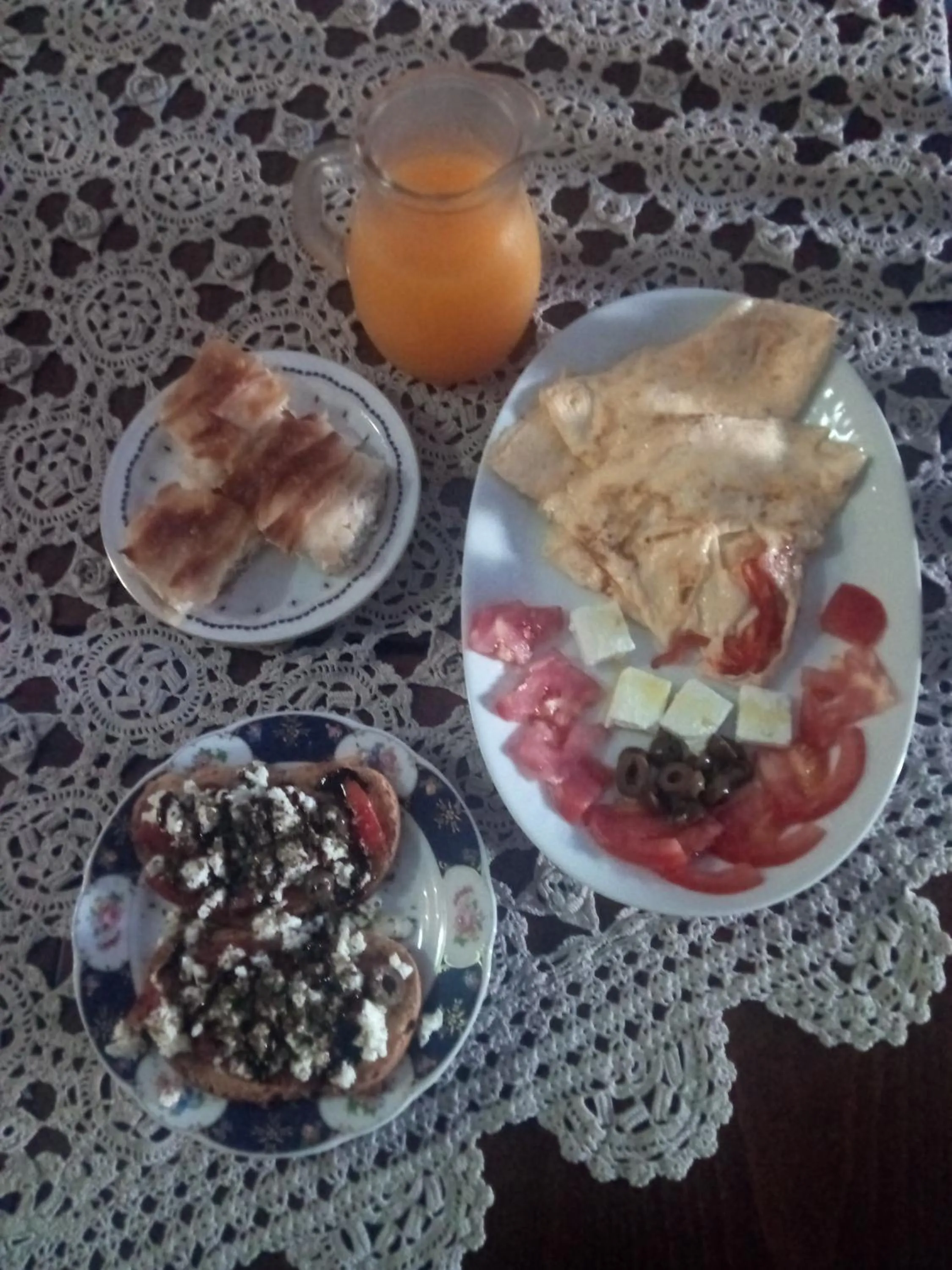 Continental breakfast in Paraskevi's Luxury Studios