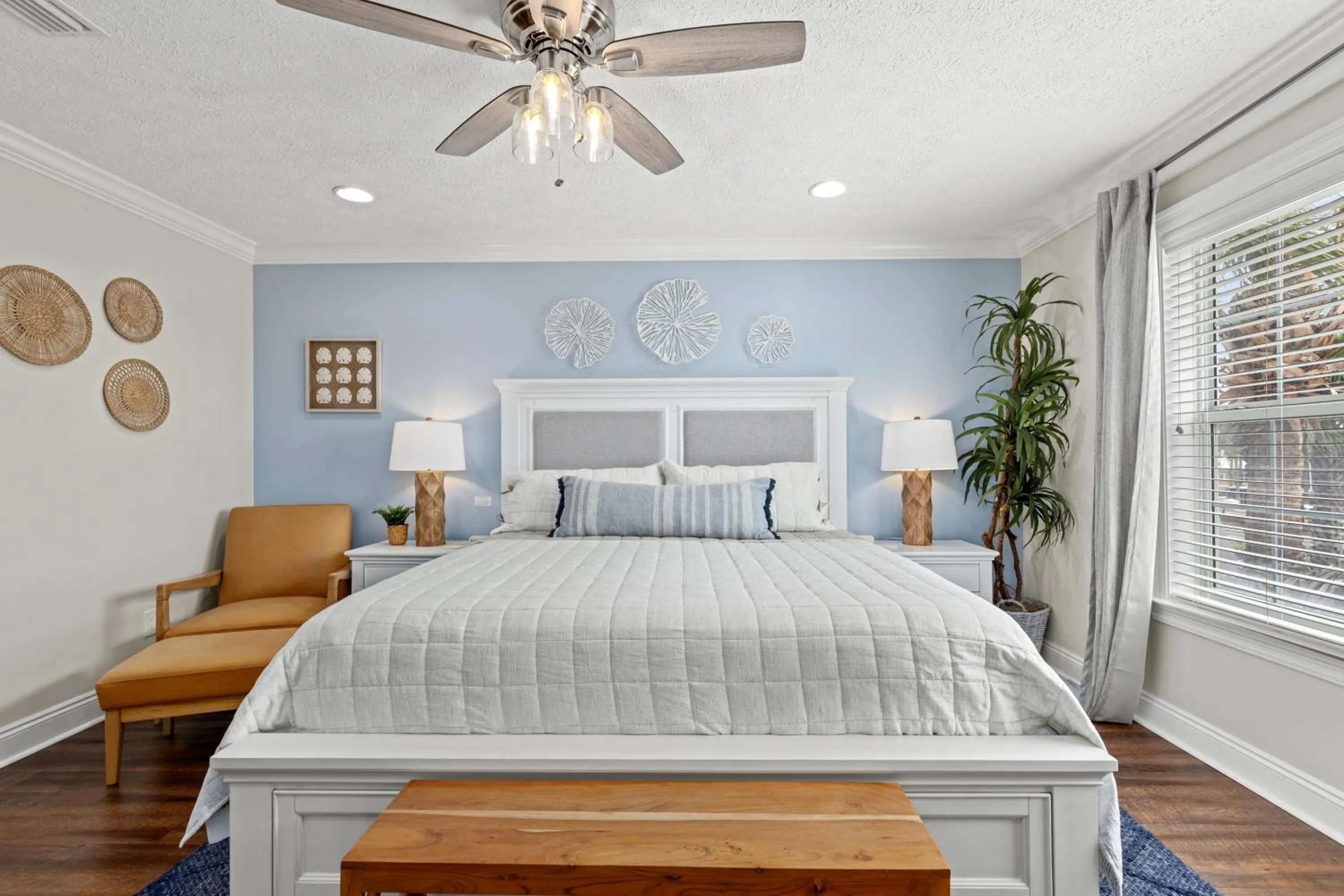 Bed in Escape to Sand Dollar Holler: Coastal Retreat, 3 Beds, 25 Baths, Sleeps 10!