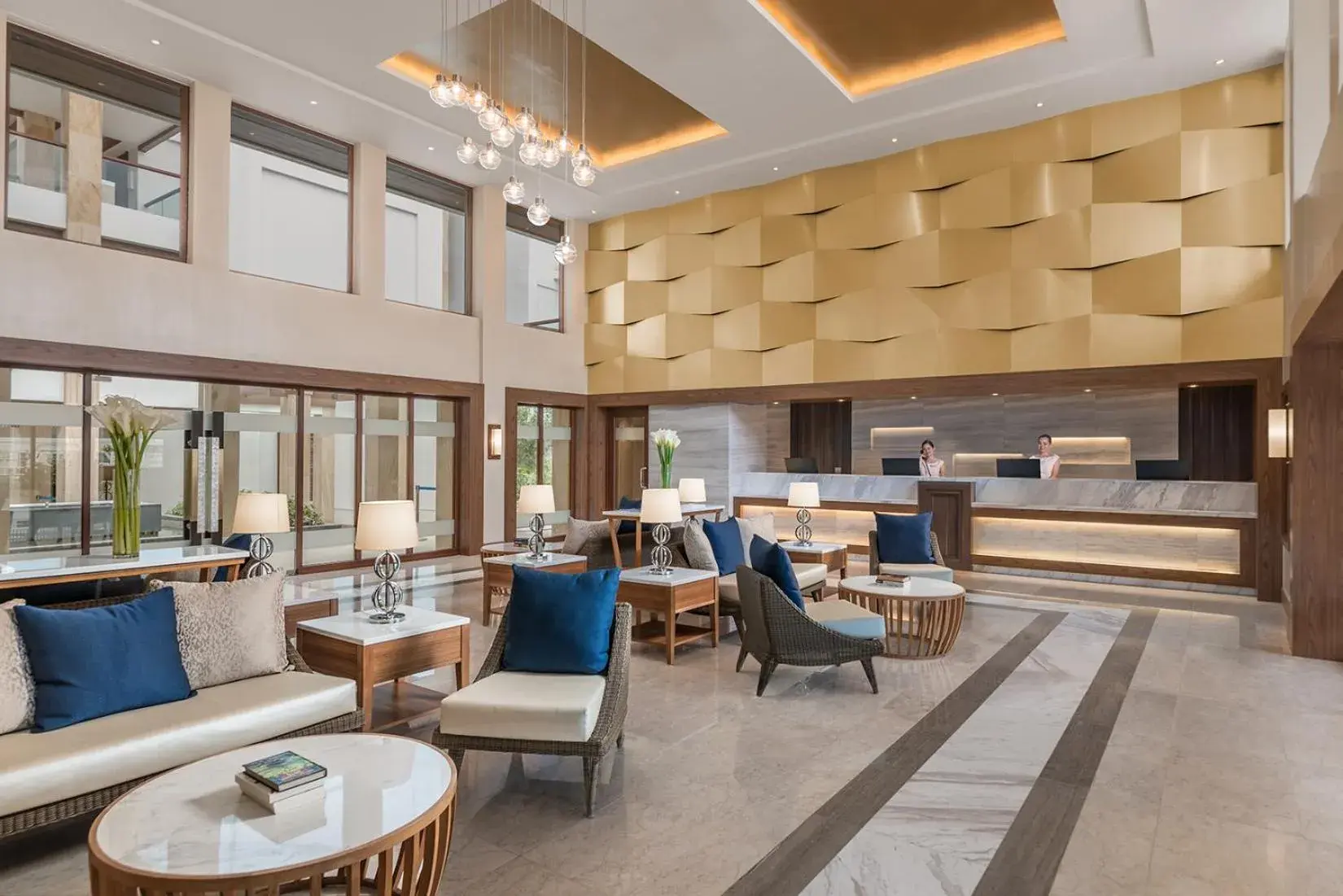 Lobby or reception in Henann Crystal Sands Resort Lobby or reception in Henann Crystal Sands Resort