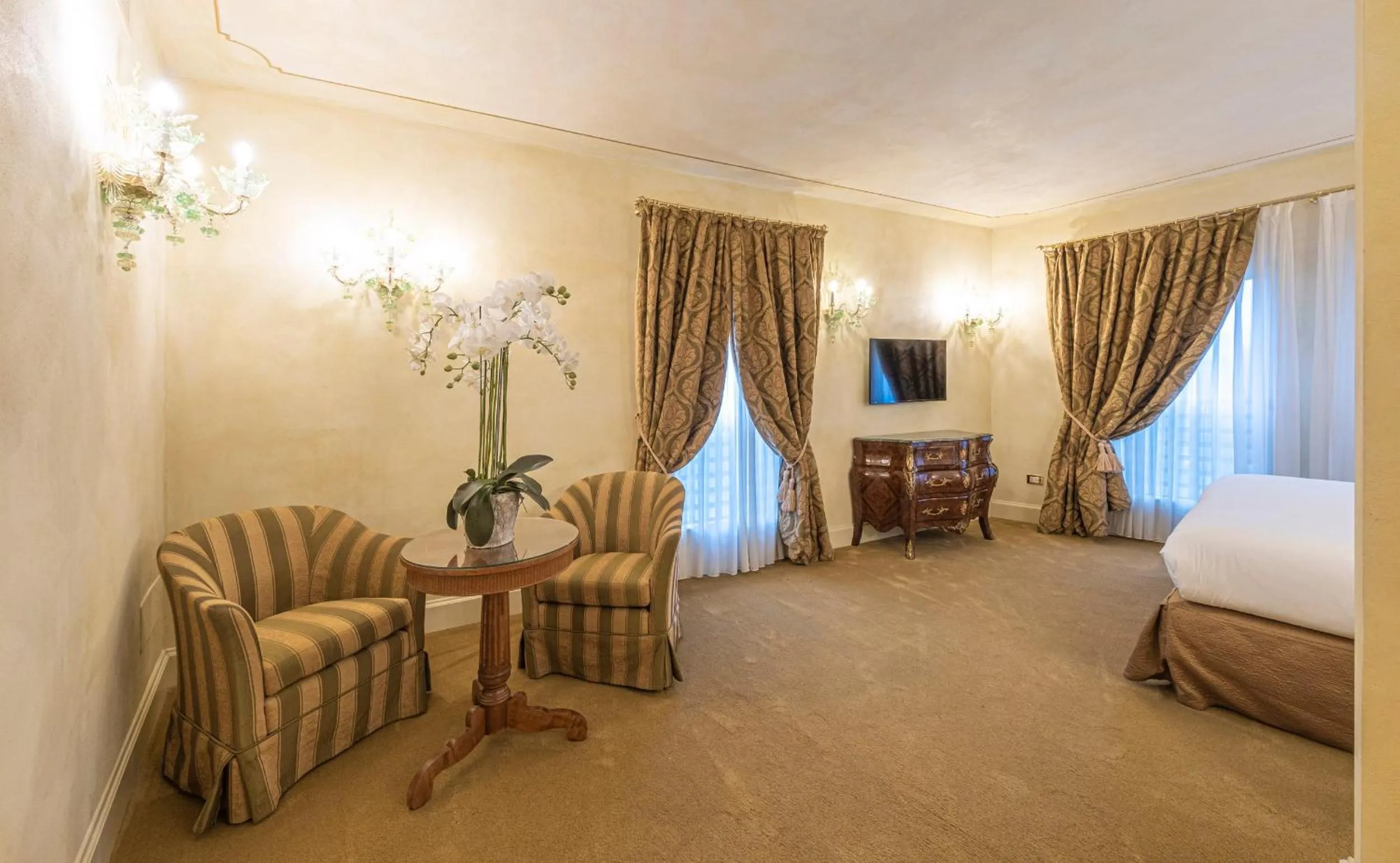 Bed in Hotel Villa Barbarich