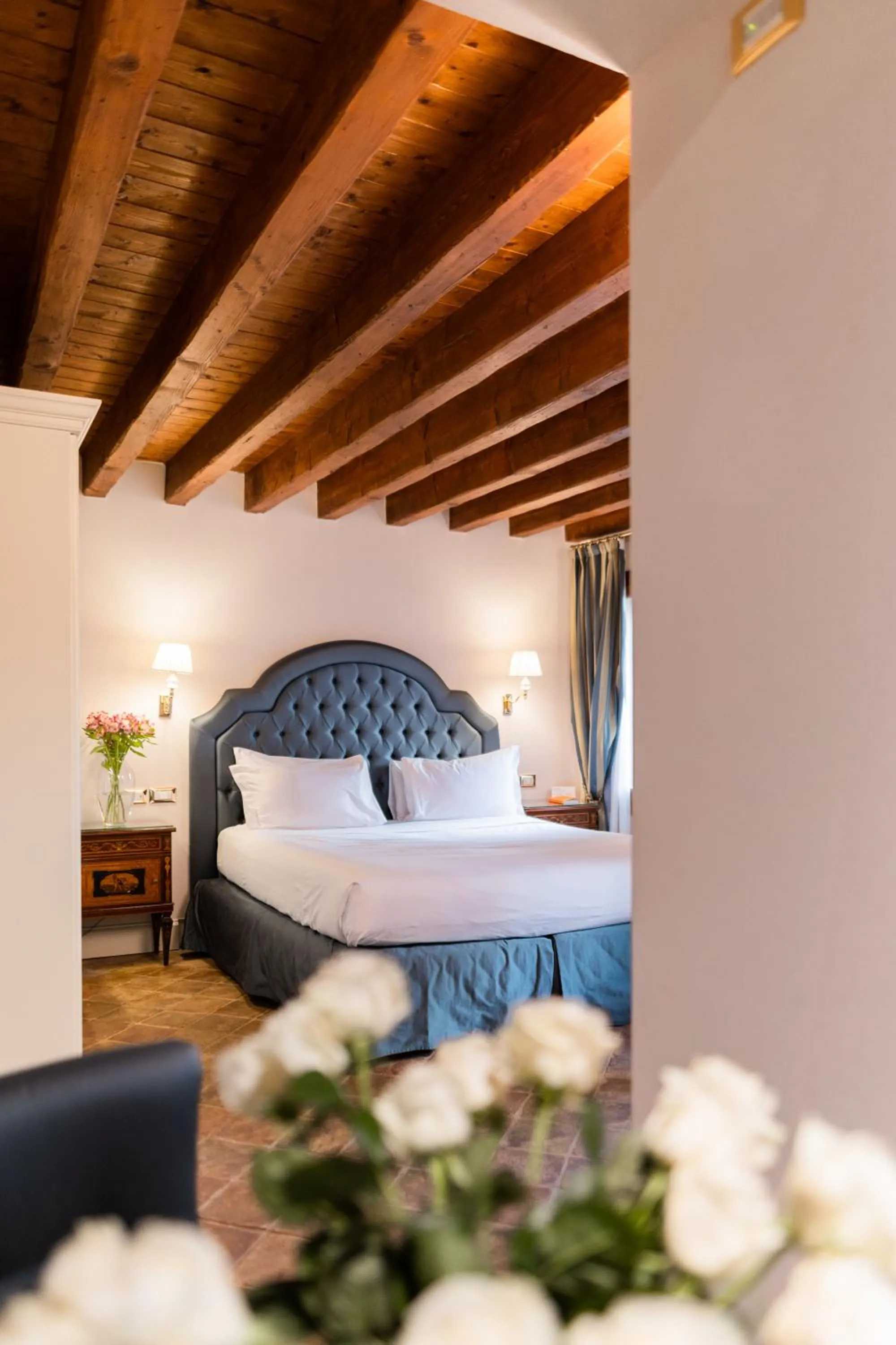 Bed in Hotel Villa Barbarich