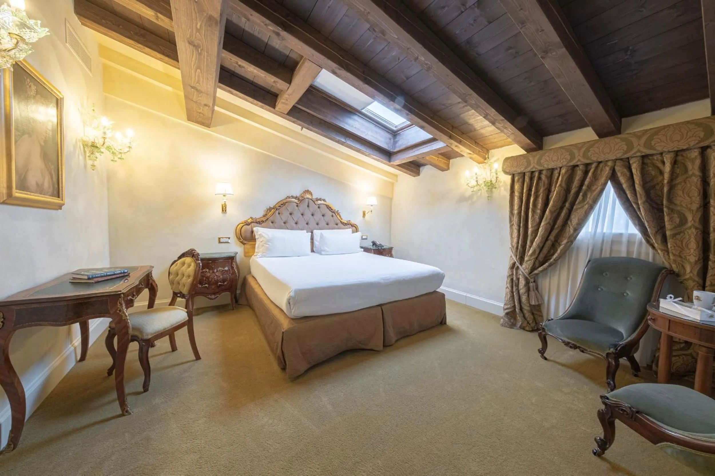 Bed in Hotel Villa Barbarich