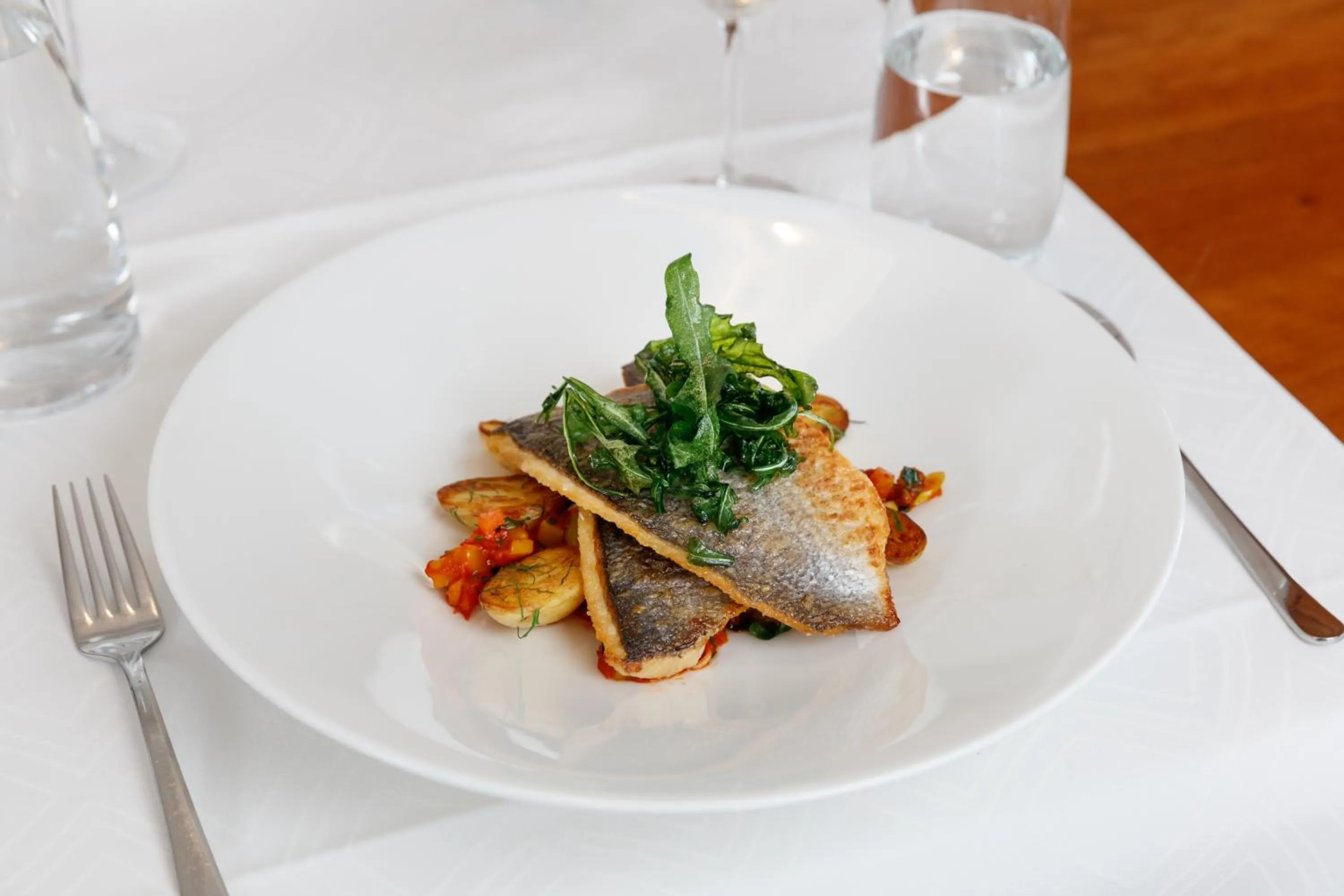 Food close-up in Hotel Krone Speicher