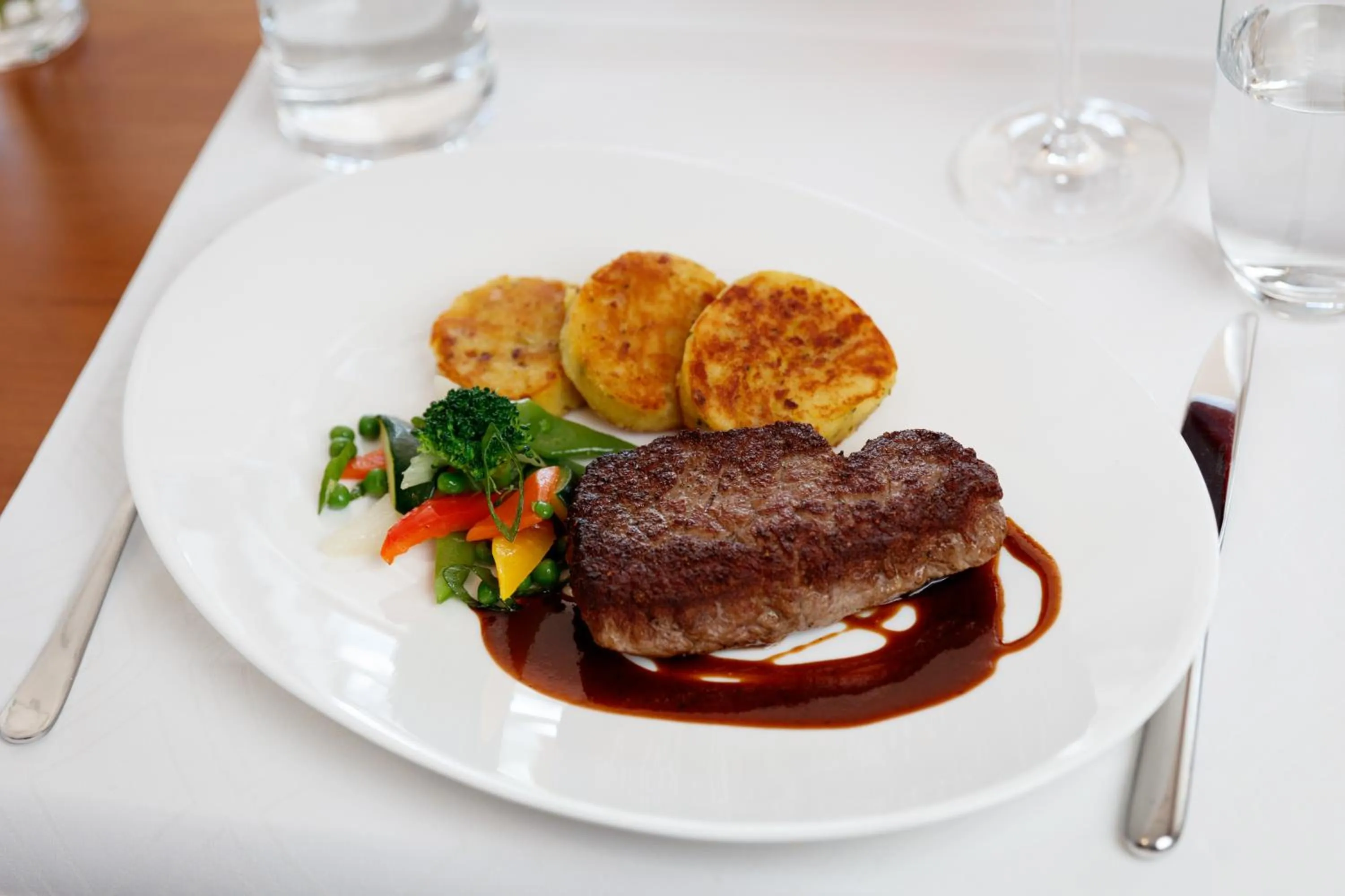 Food close-up in Hotel Krone Speicher