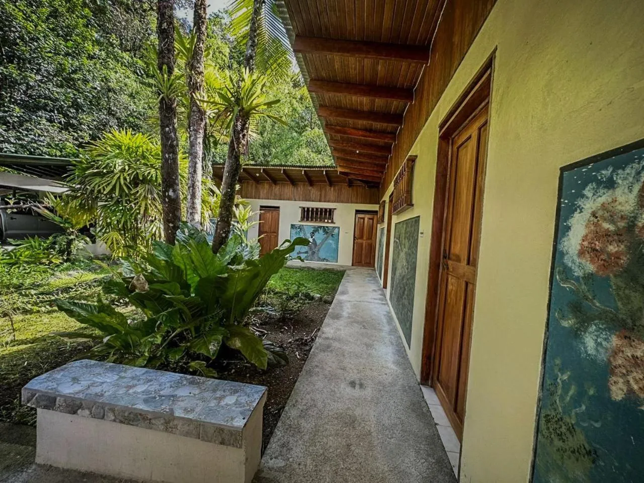 Garden in Ventanas en Corcovado