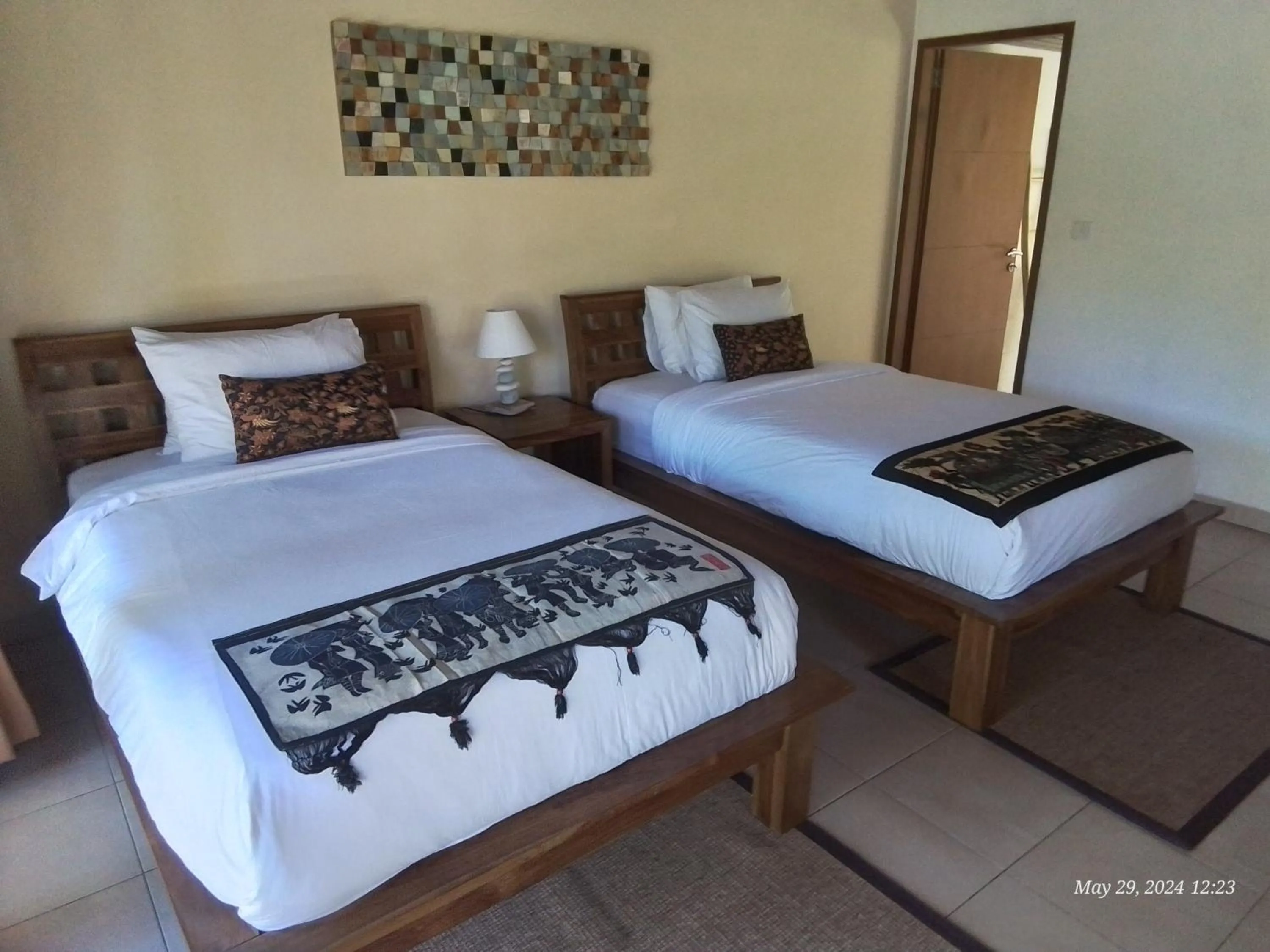 Bed in Villa del Mar Amed Bali
