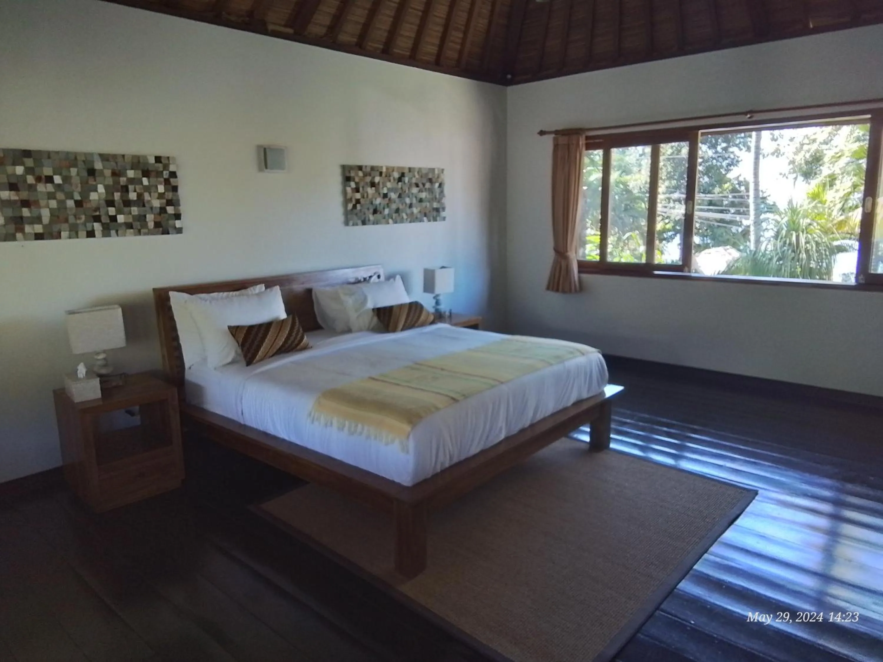 Bed in Villa del Mar Amed Bali