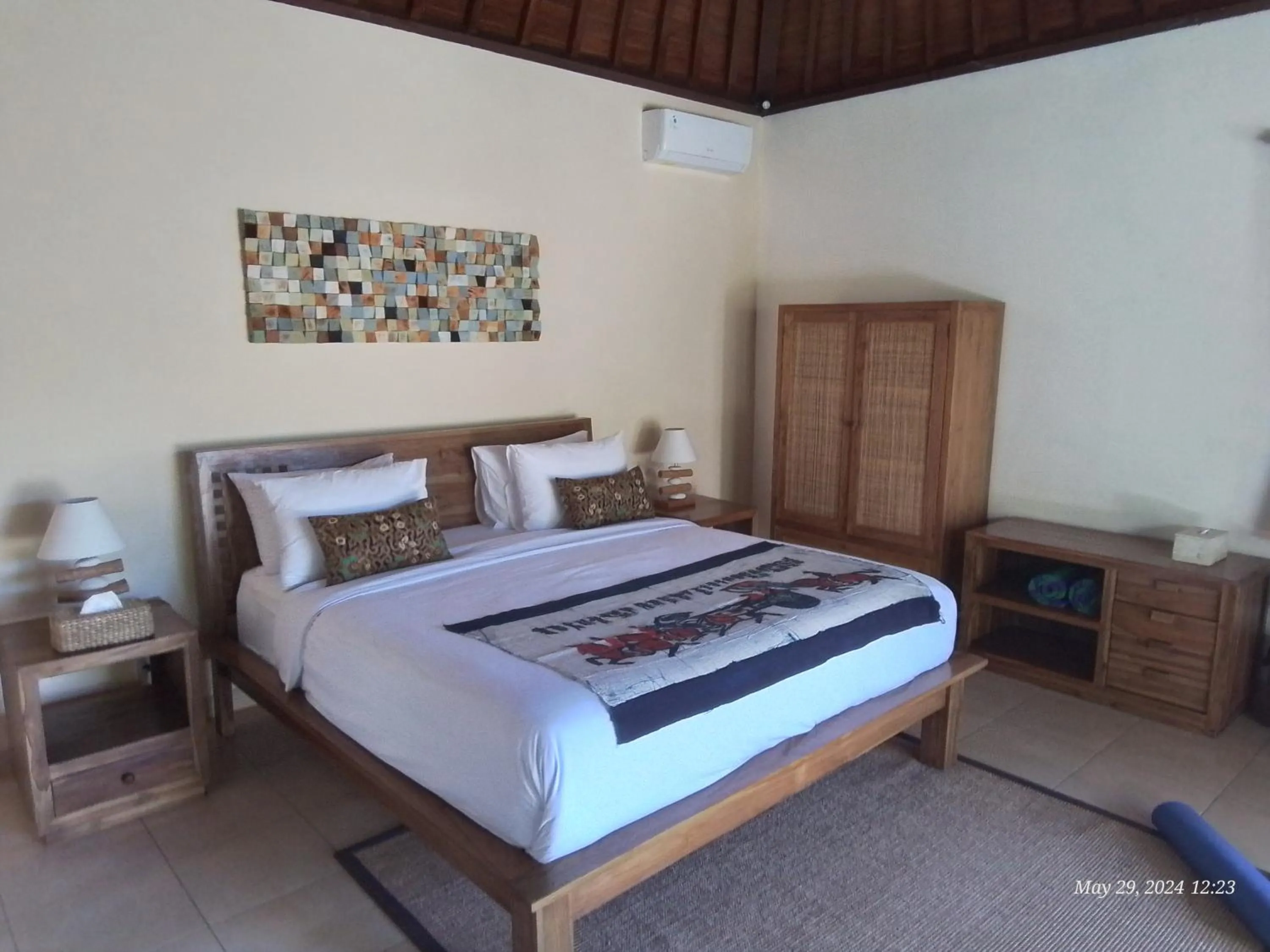 Bed in Villa del Mar Amed Bali