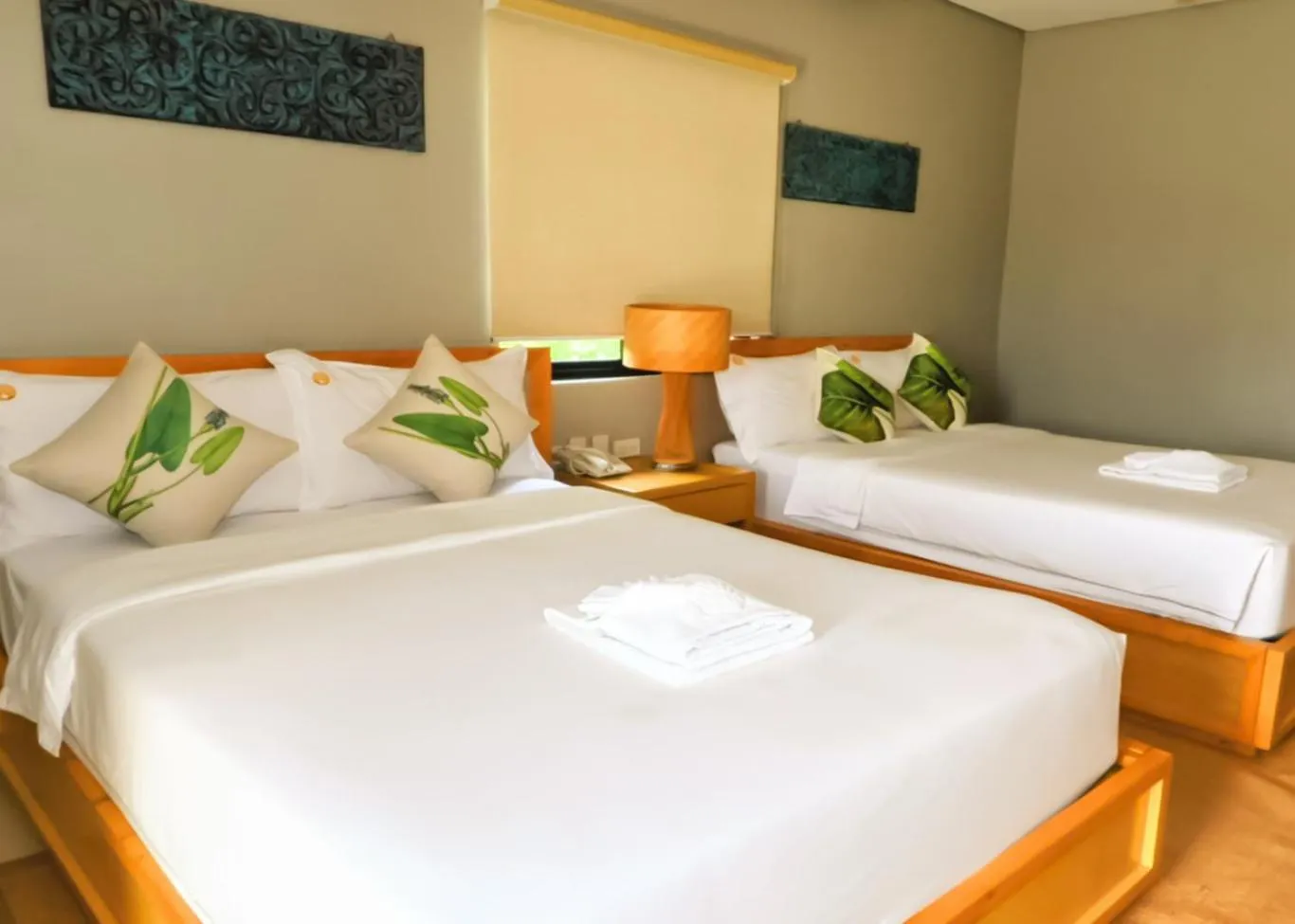 Bed in Pearl Vista de Coron Resort Hotel