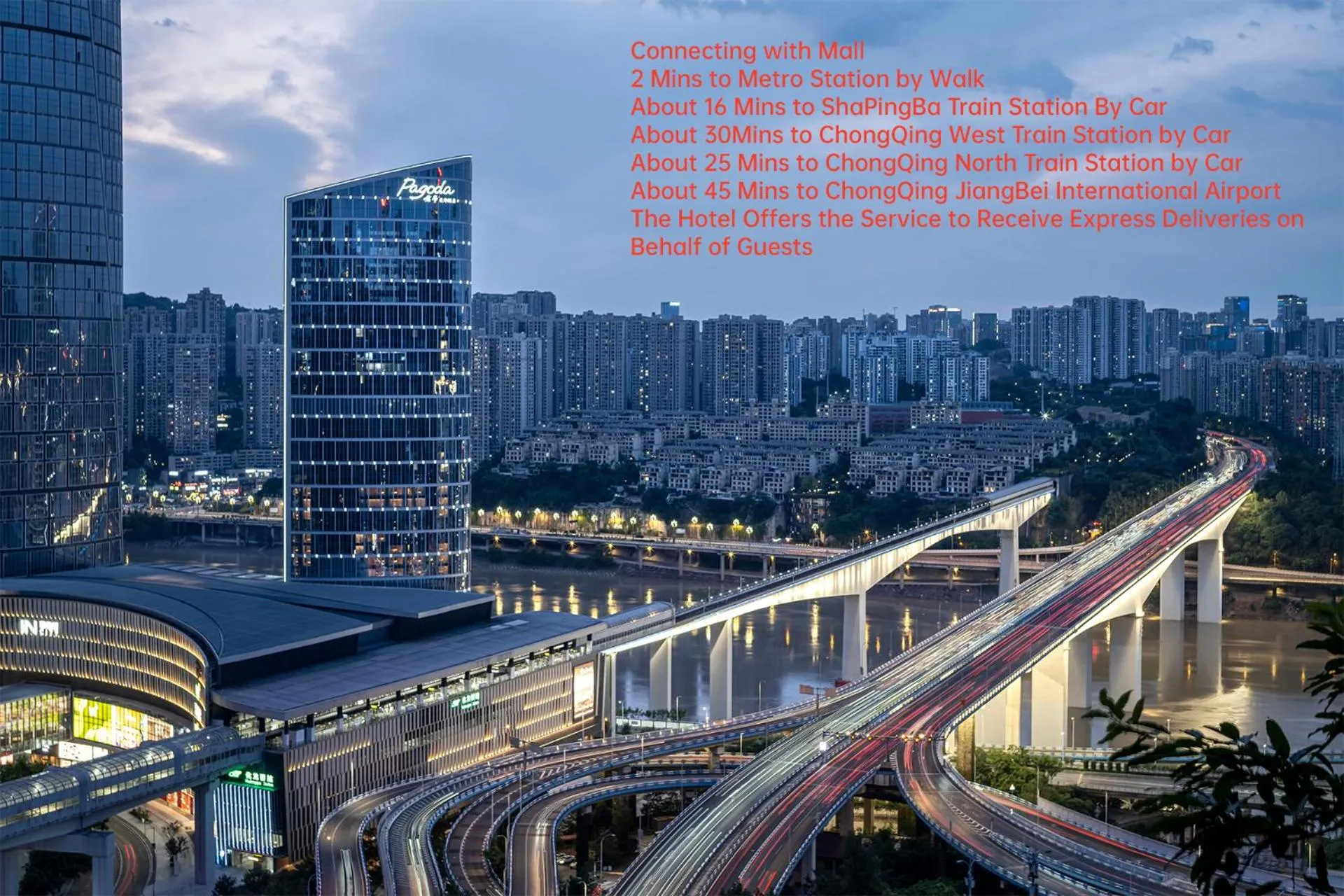 Property building in Pagoda Hotel Of SSAW ChongQing International Land-sea