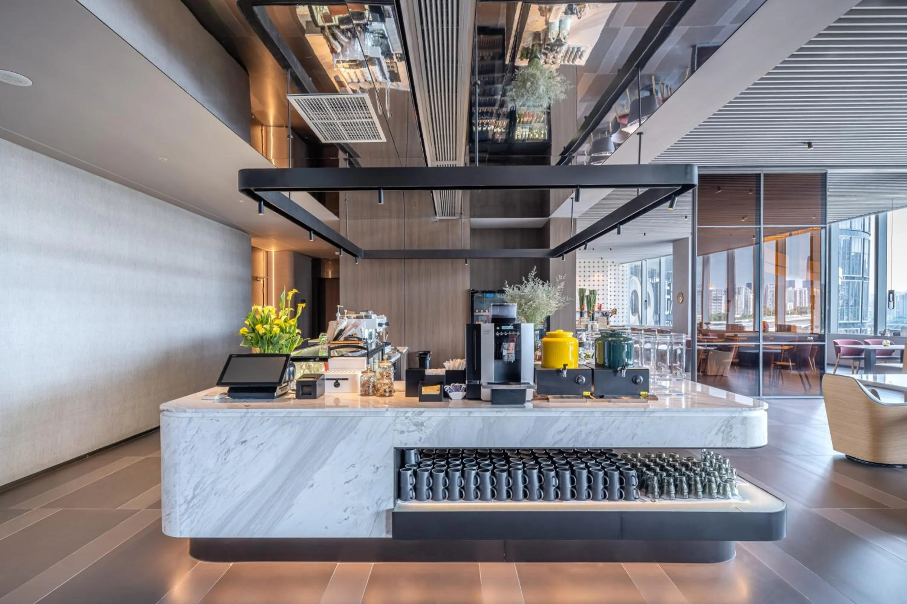 Restaurant/places to eat in Pagoda Hotel Of SSAW ChongQing International Land-sea