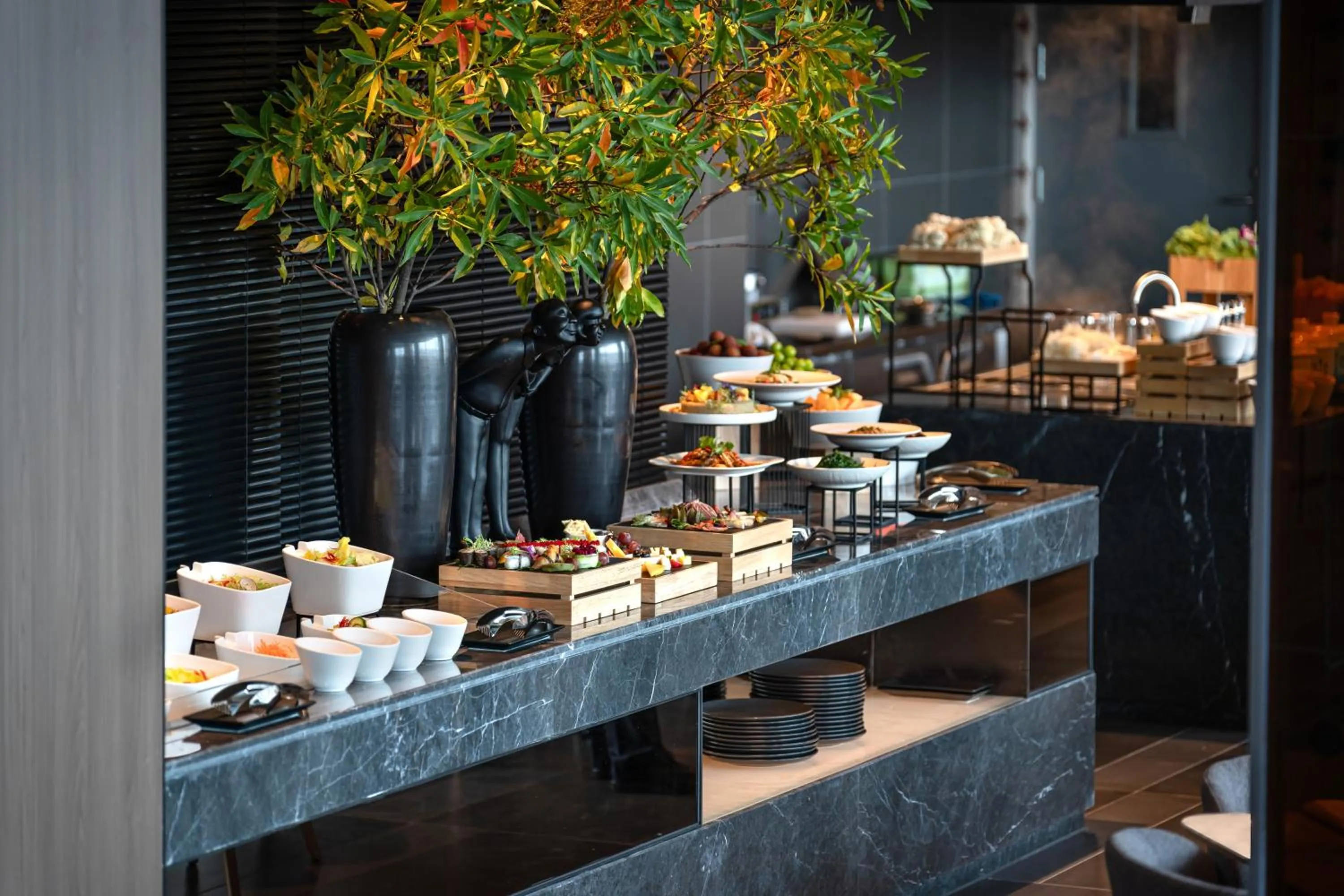 Breakfast in Pagoda Hotel Of SSAW ChongQing International Land-sea