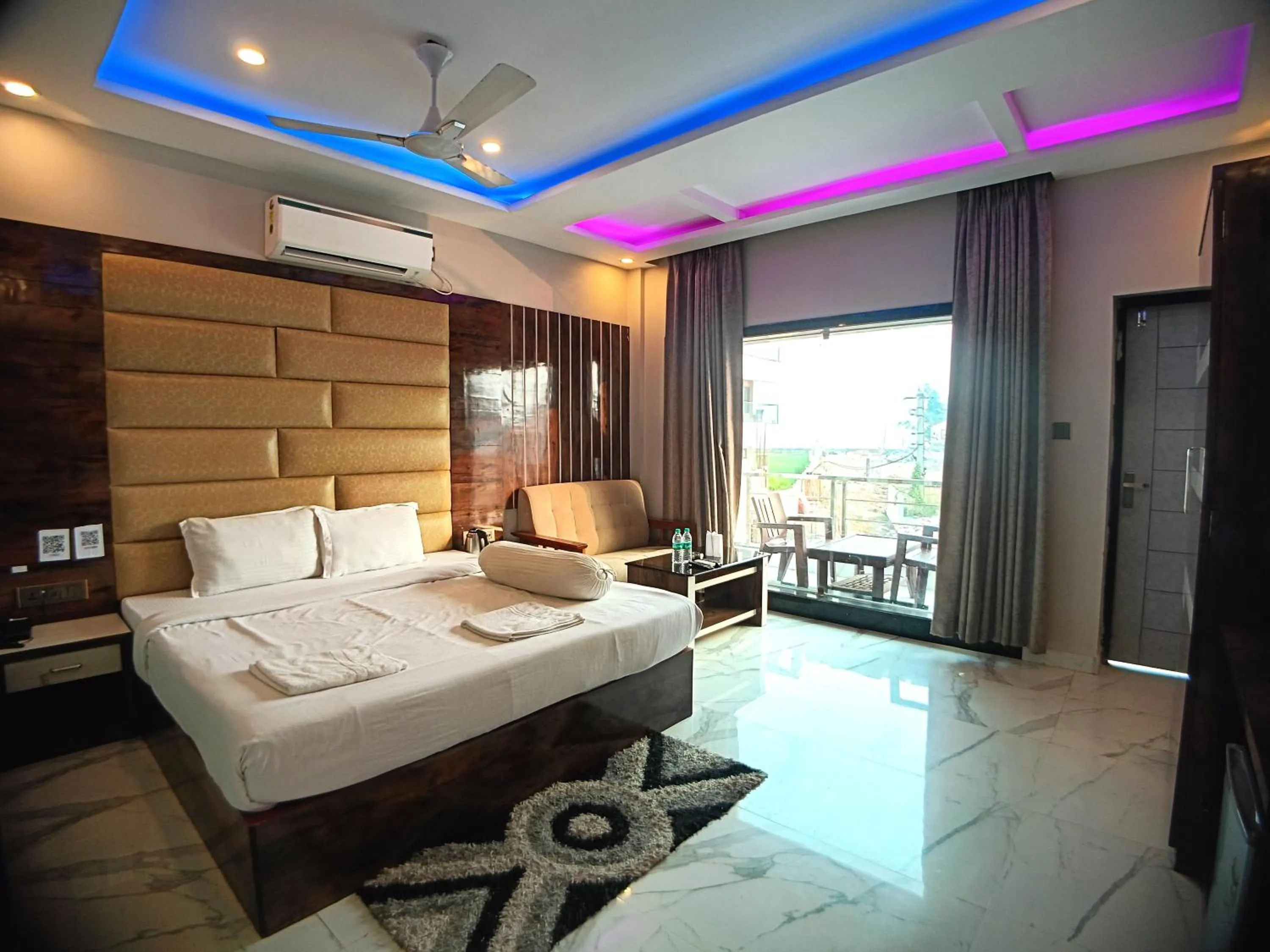 Bed in Samudra Bilas Resort, Mandarmoni