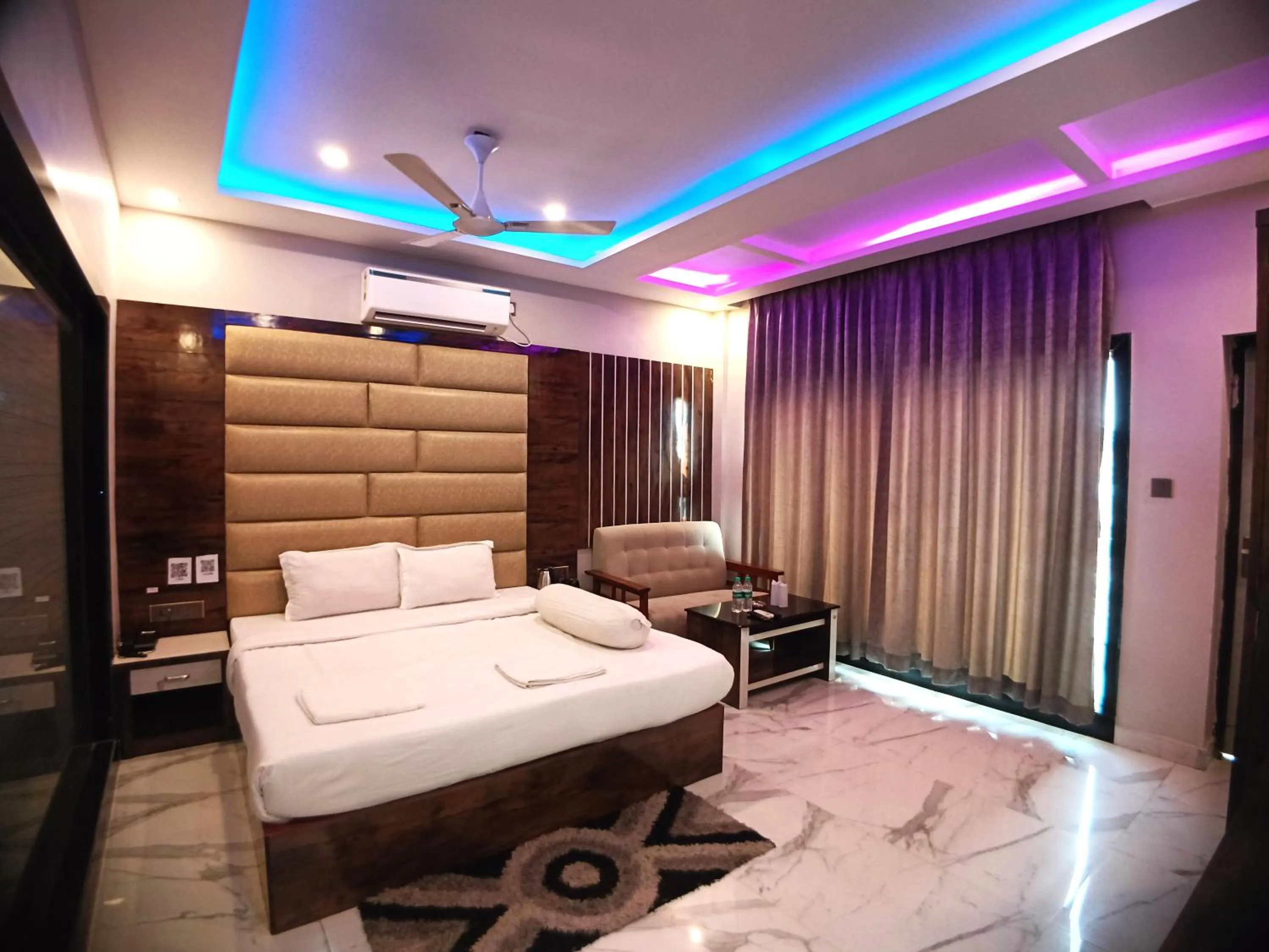 Bed in Samudra Bilas Resort, Mandarmoni