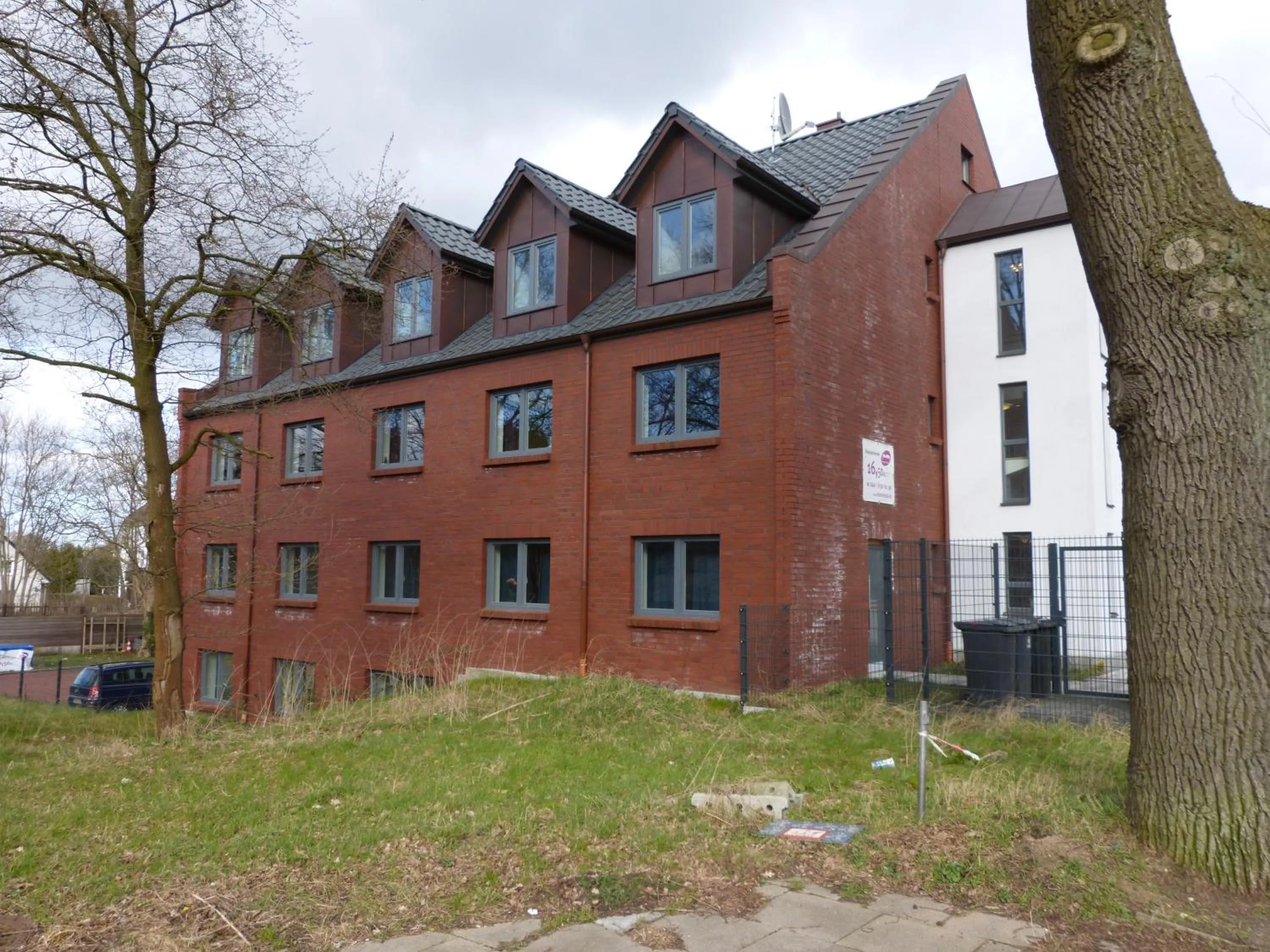 Facade/entrance in Hansehus