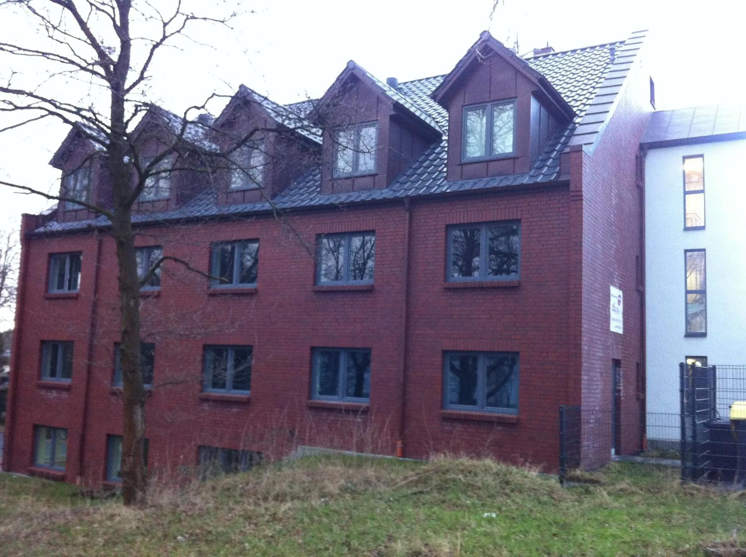 Facade/entrance in Hansehus