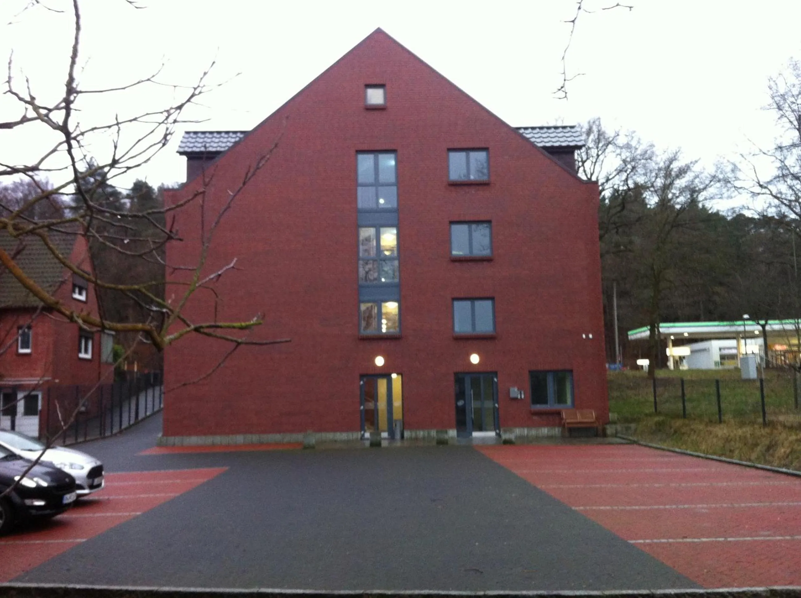 Facade/entrance in Hansehus
