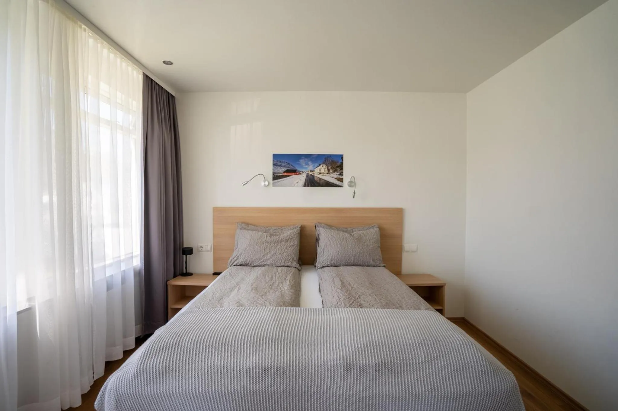 Bedroom, Bed in Hotel Eskifjörður