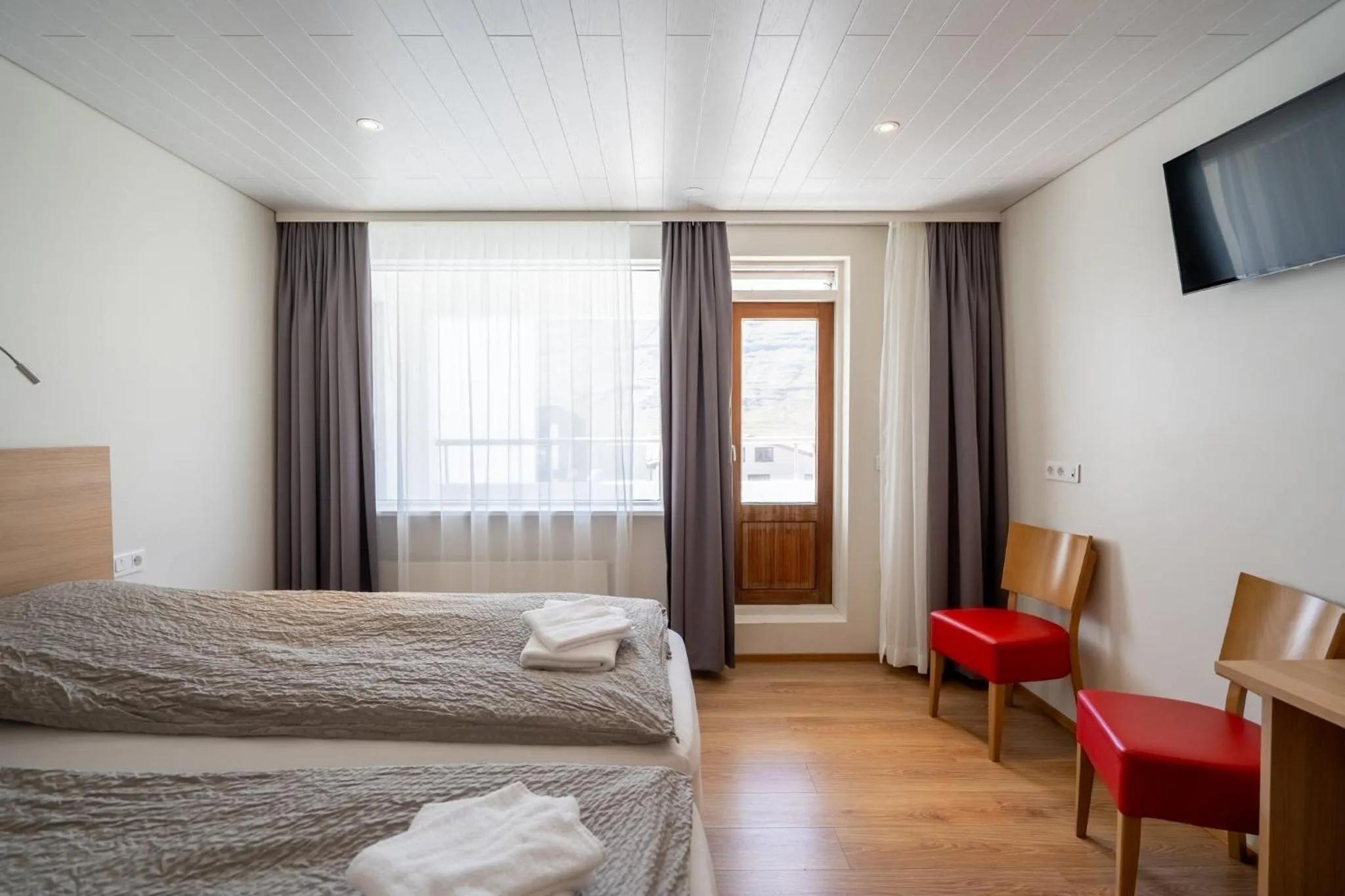 Bedroom, Bed in Hotel Eskifjörður