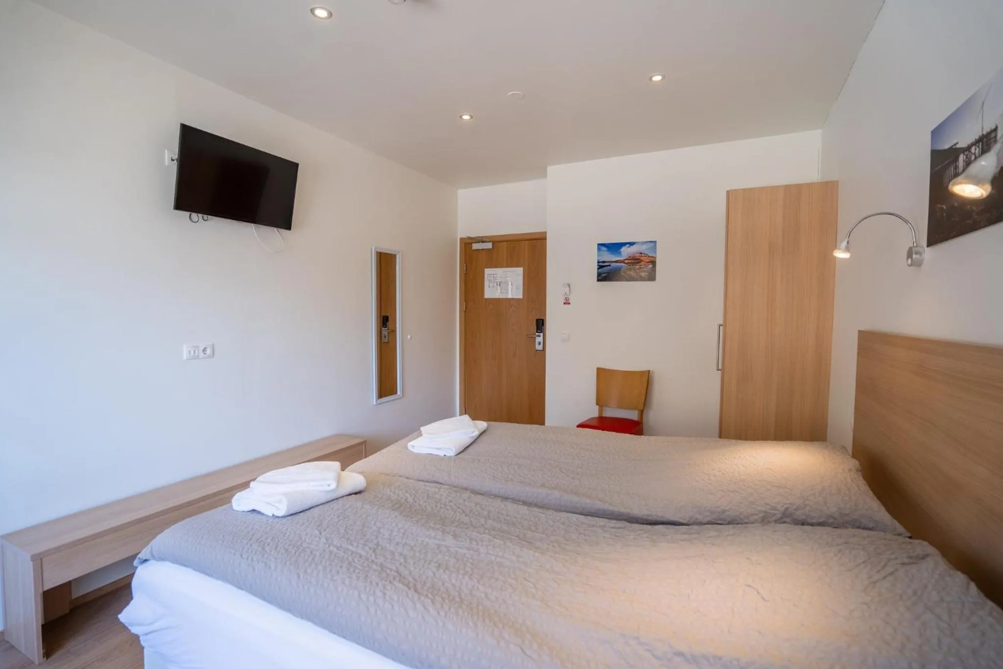 Bedroom, Bed in Hotel Eskifjörður