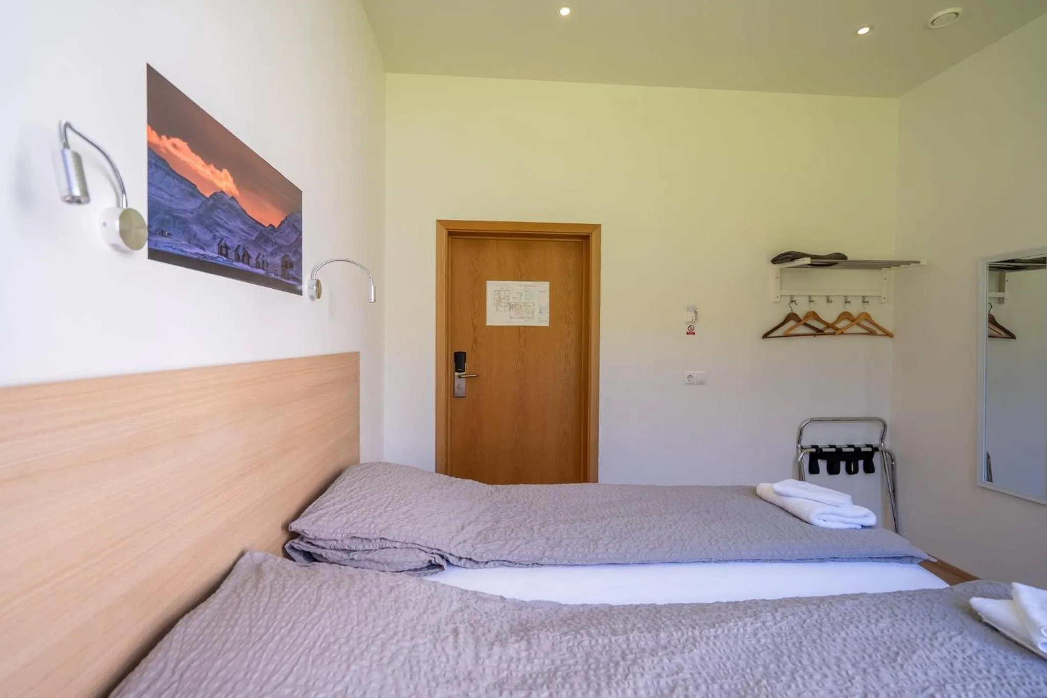 Bedroom, Bed in Hotel Eskifjörður