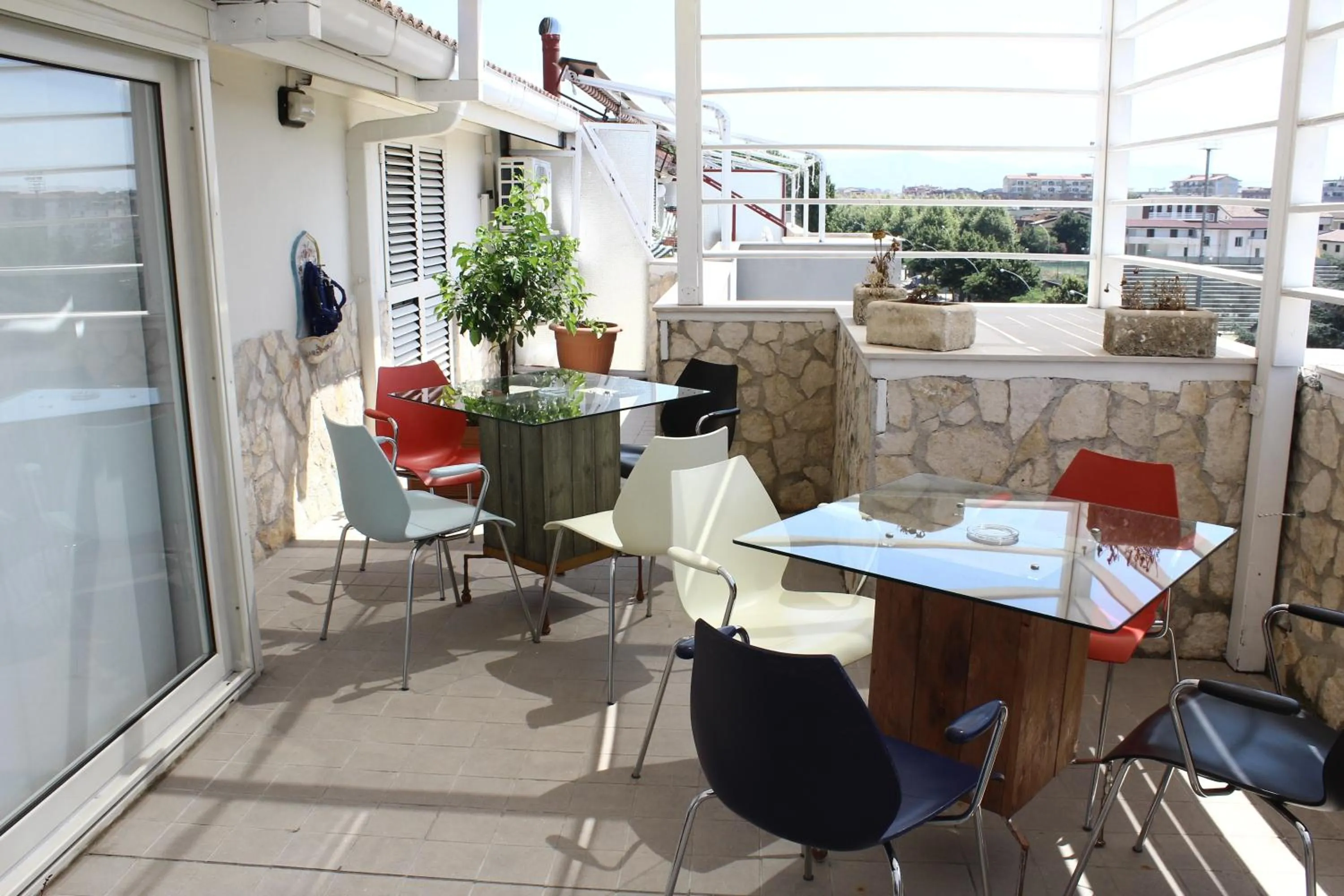Balcony/Terrace in Attico Luxury B&B