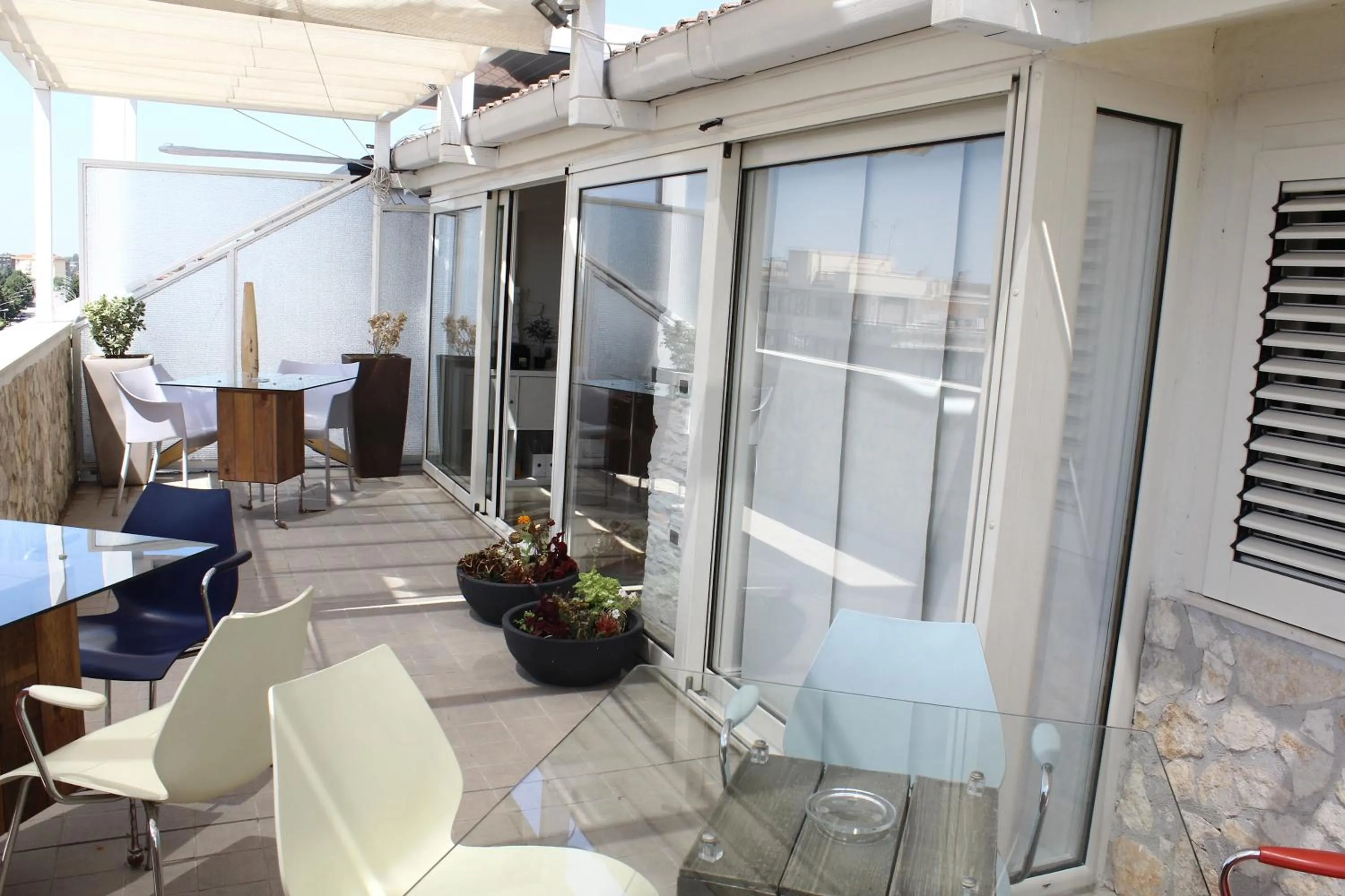 Balcony/Terrace in Attico Luxury B&B