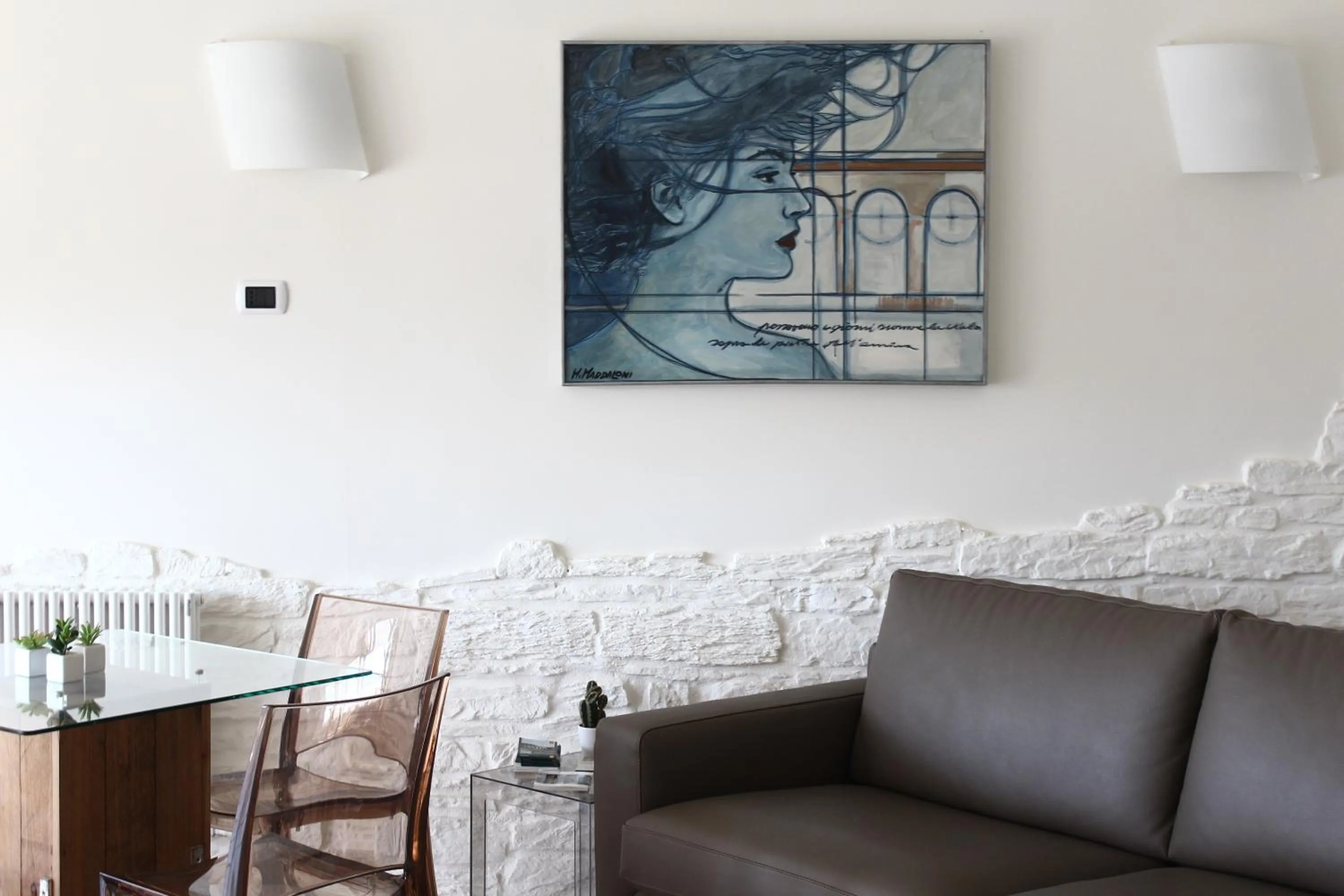 Decorative detail in Attico Luxury B&B