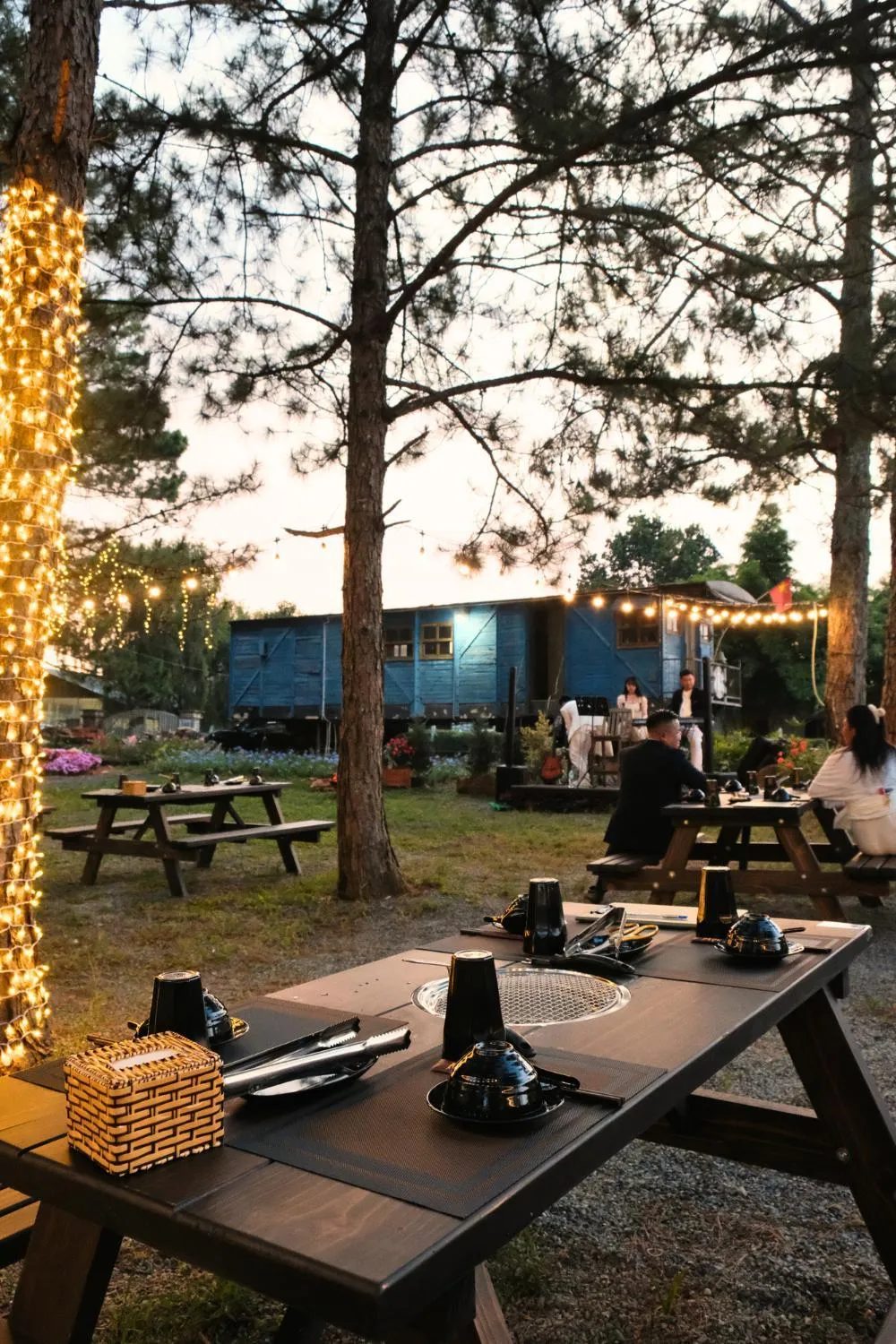 BBQ facilities in Dalat Train Village