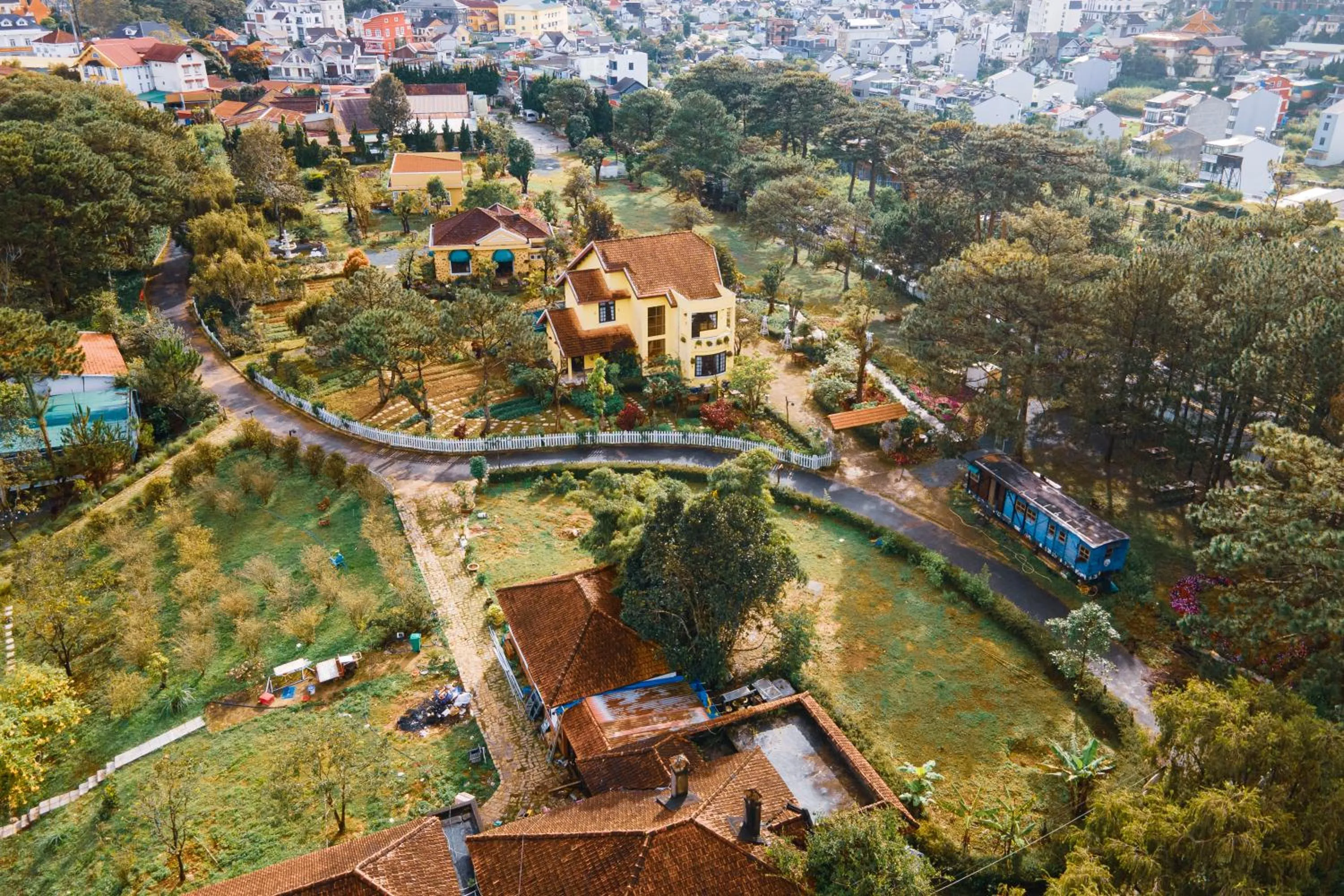 Property building in Dalat Train Village