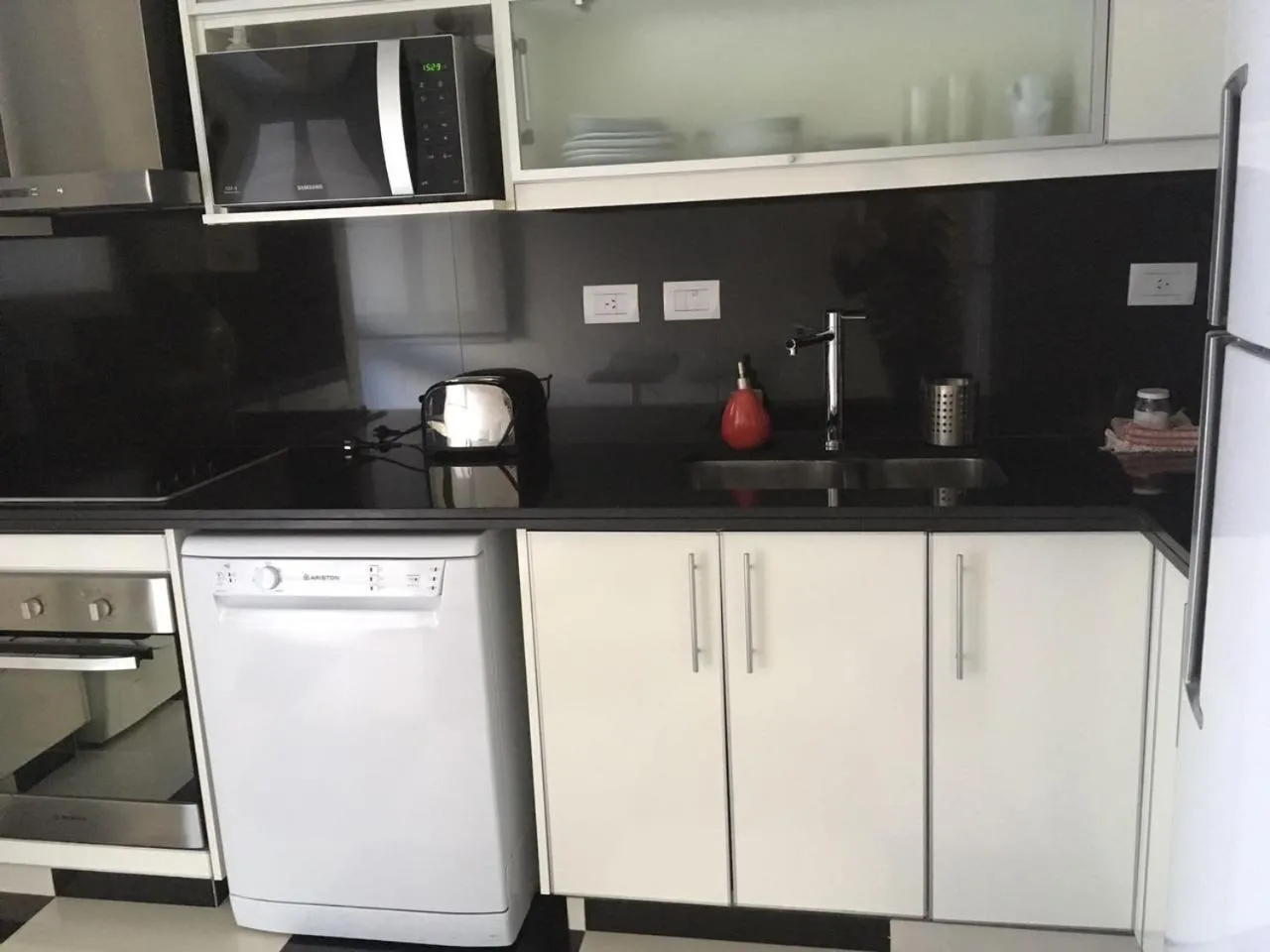 Kitchen or kitchenette in Apart Edificio Clever