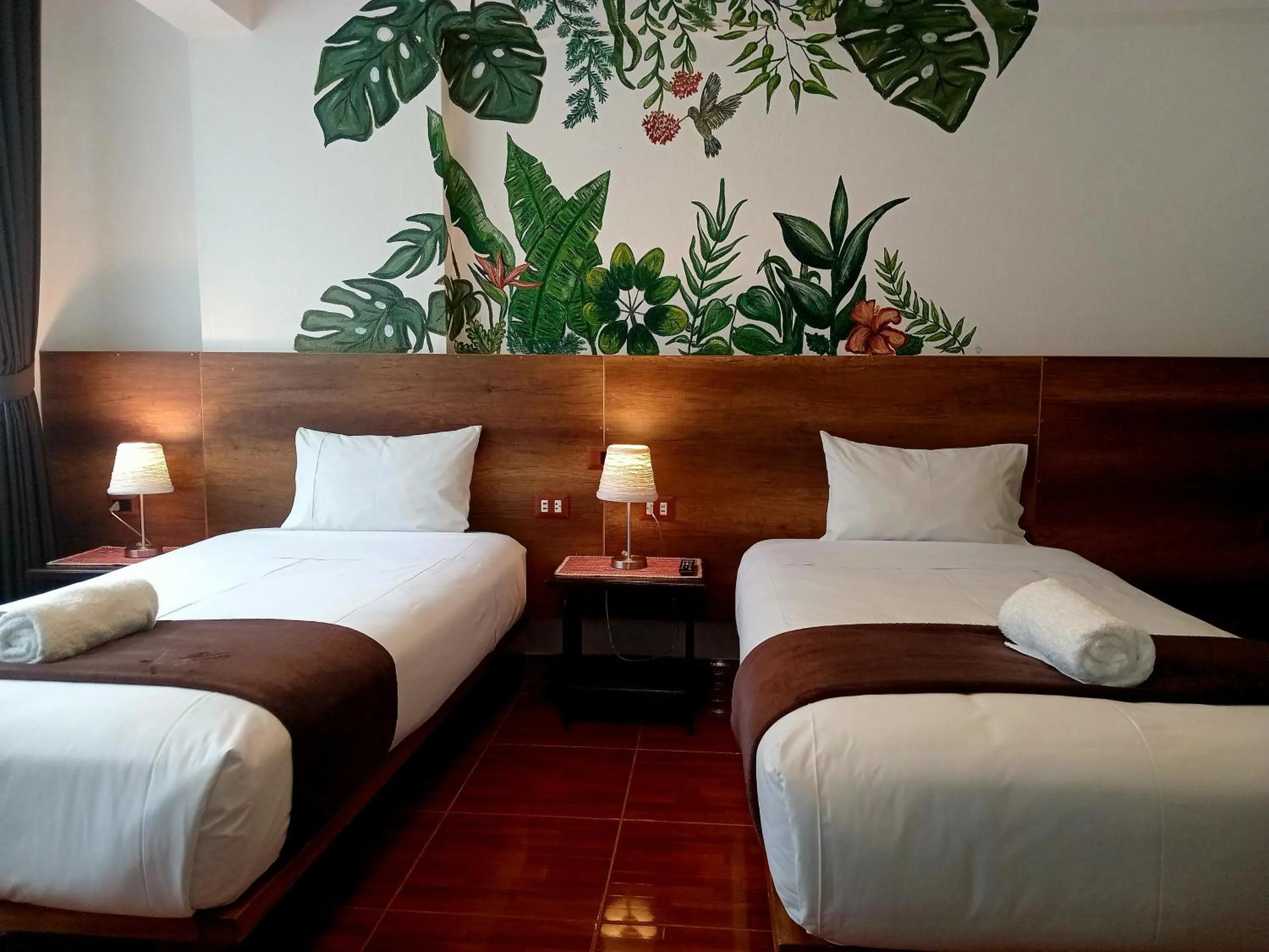 Bed in Susanna Inn MachuPicchu Hotel