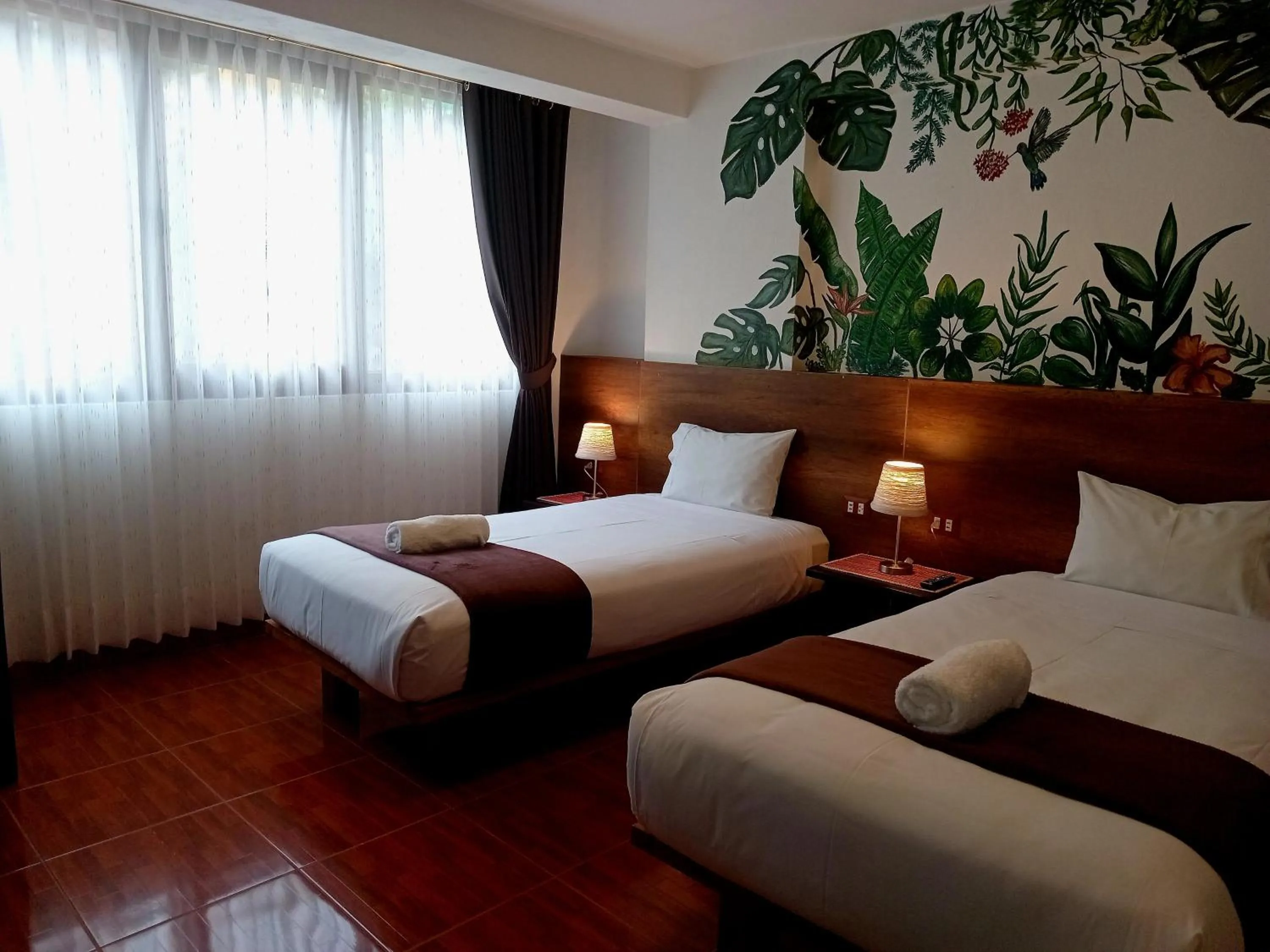 Bed in Susanna Inn MachuPicchu Hotel